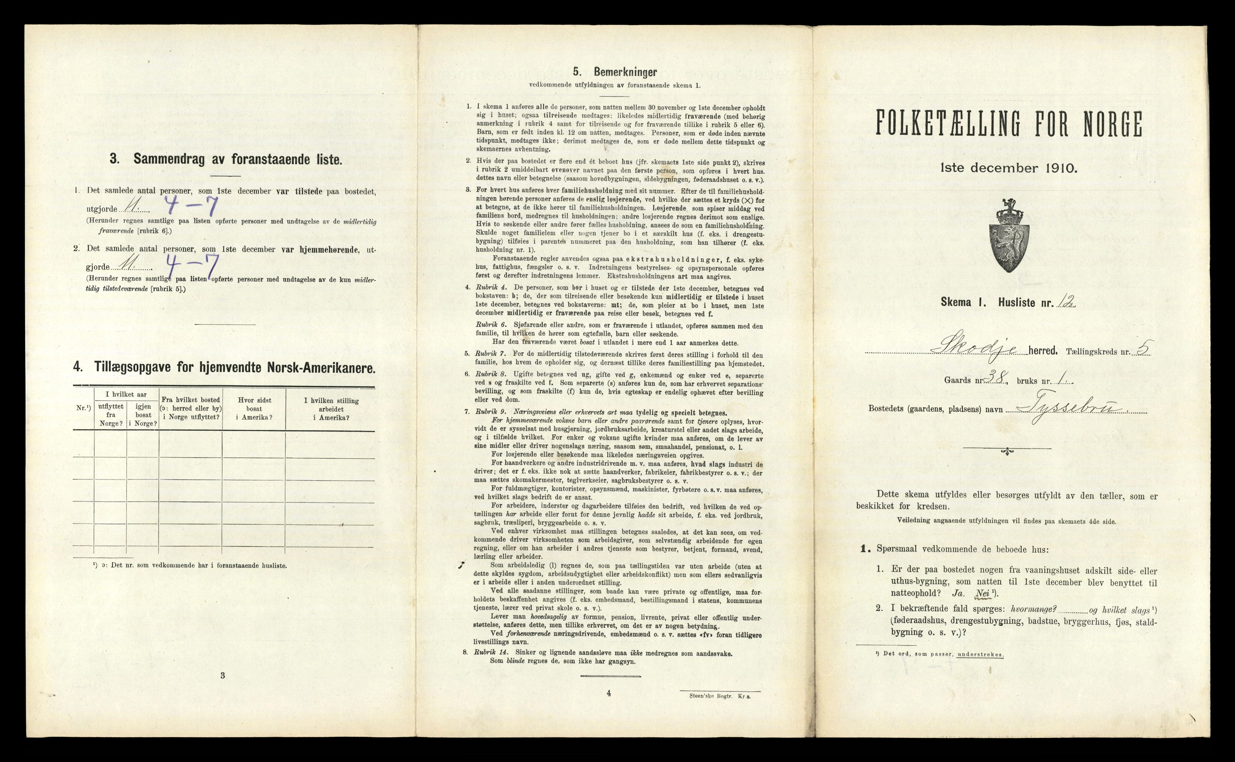 RA, Folketelling 1910 for 1529 Skodje herred, 1910, s. 231