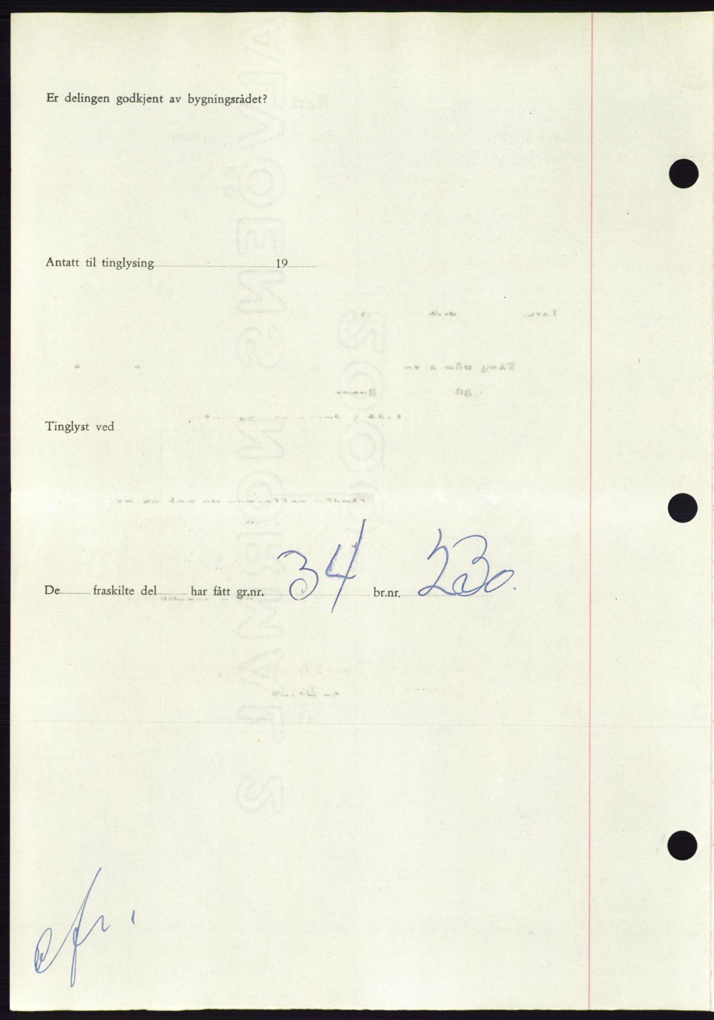 Søre Sunnmøre sorenskriveri, AV/SAT-A-4122/1/2/2C/L0090: Pantebok nr. 16A, 1951-1951, Dagboknr: 2073/1951