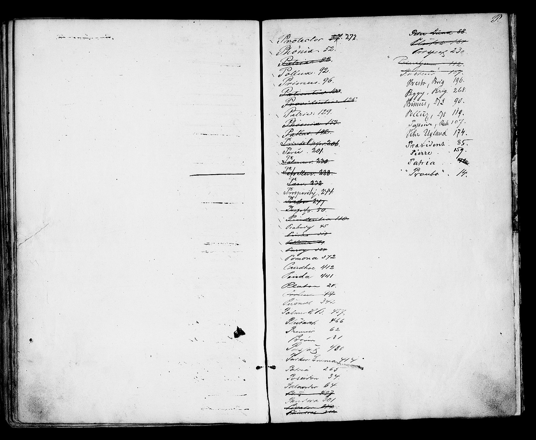 Arendal tollsted, SAK/1351-0003/H/Ha/L0642: Protokoll over utleverte nasjonalitetsbevis, 1864-1874, s. 451