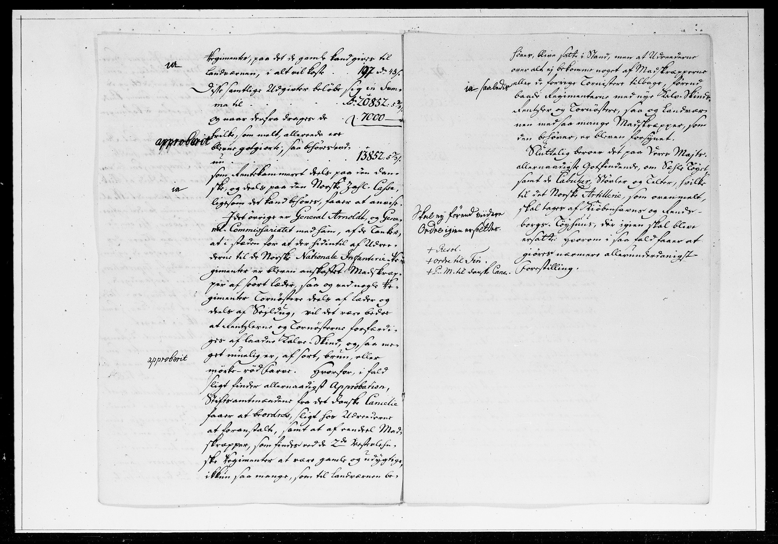 Krigskollegiet, Krigskancelliet, DRA/A-0006/-/1211-1217: Refererede sager, 1749, s. 60