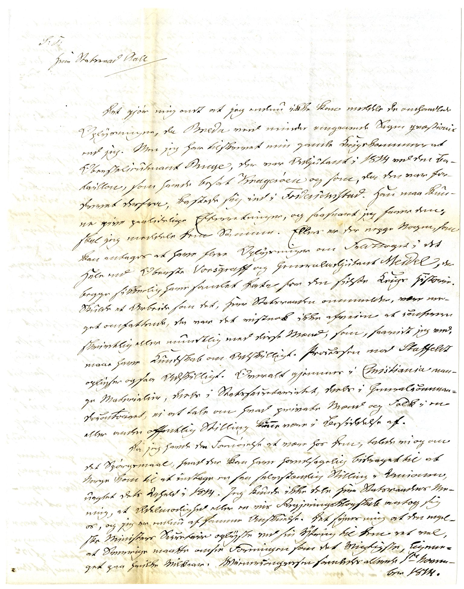 Diderik Maria Aalls brevsamling, NF/Ark-1023/F/L0002: D.M. Aalls brevsamling. B - C, 1799-1889, s. 335