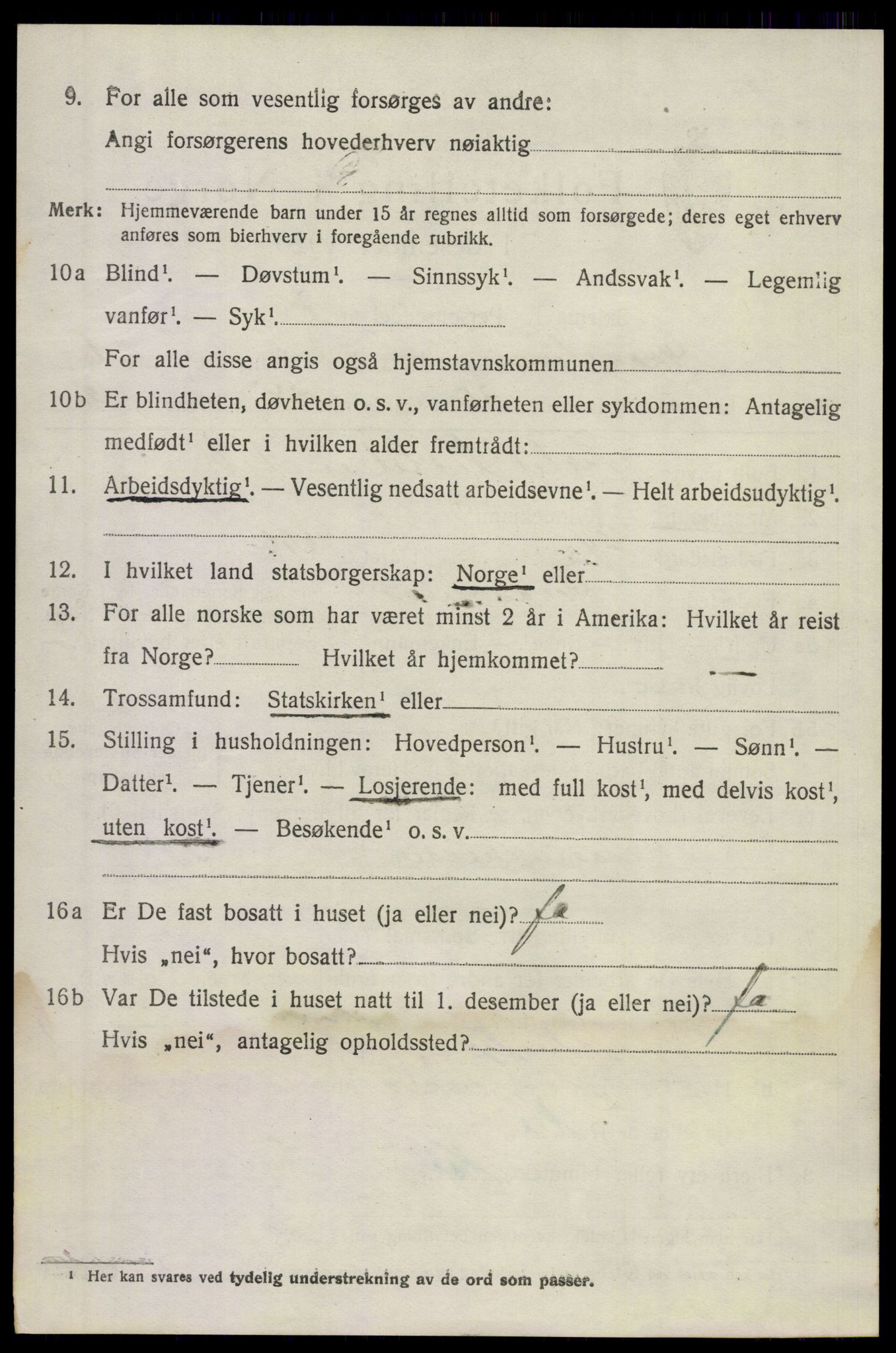 SAKO, Folketelling 1920 for 0824 Gransherad herred, 1920, s. 2691