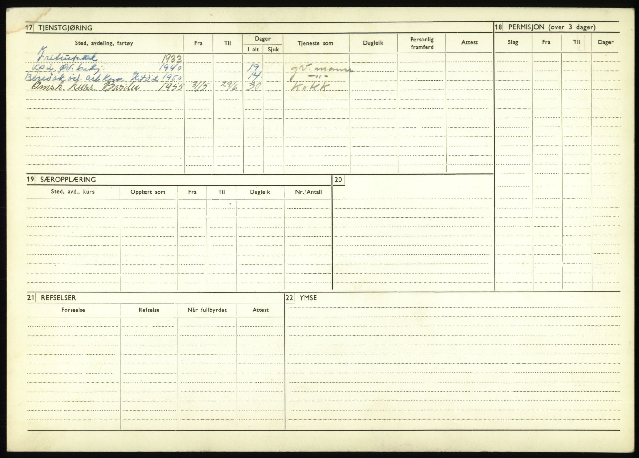 Forsvaret, Troms infanteriregiment nr. 16, AV/RA-RAFA-3146/P/Pa/L0017: Rulleblad for regimentets menige mannskaper, årsklasse 1933, 1933, s. 886