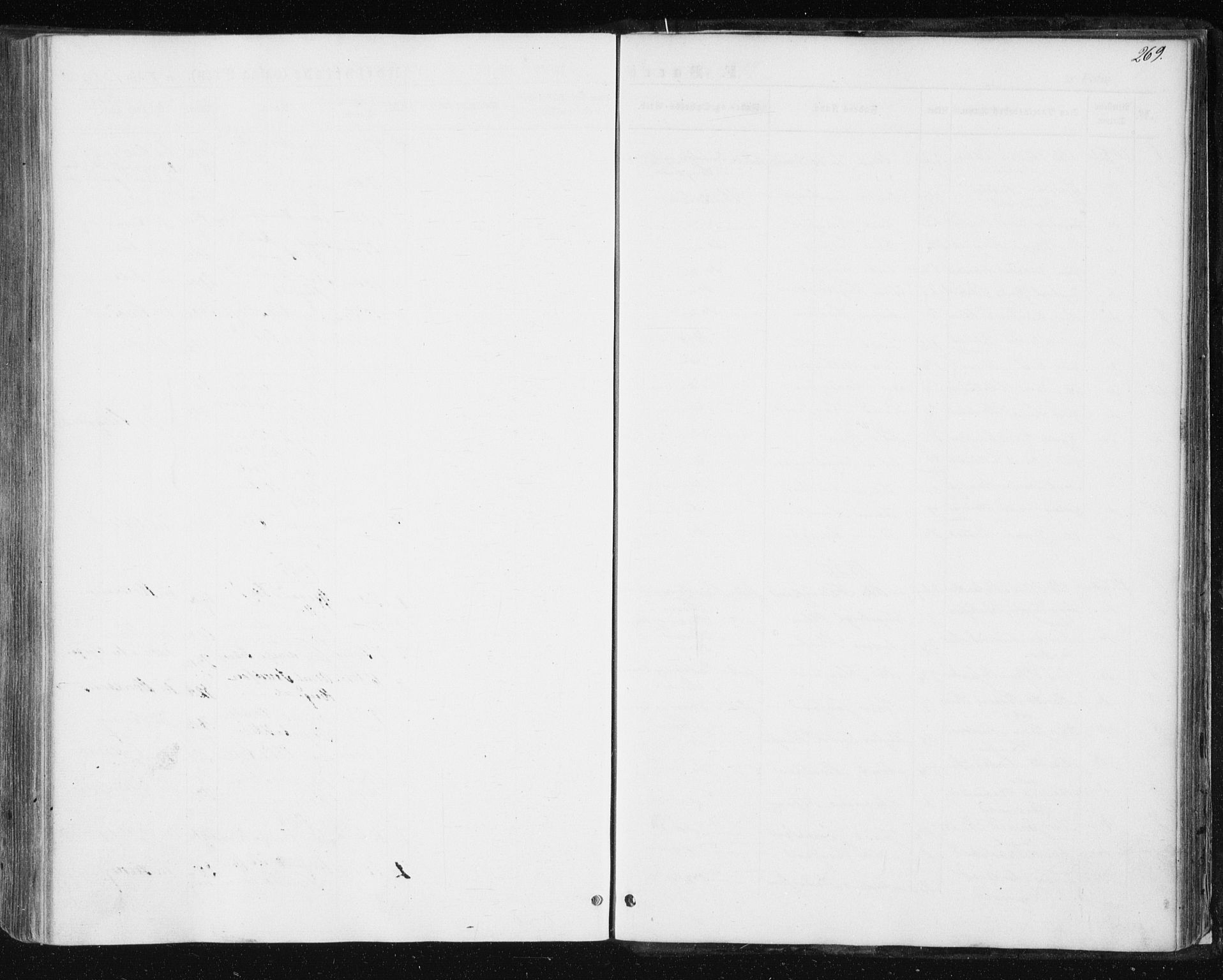 Ministerialprotokoller, klokkerbøker og fødselsregistre - Sør-Trøndelag, AV/SAT-A-1456/687/L1000: Ministerialbok nr. 687A06, 1848-1869, s. 269