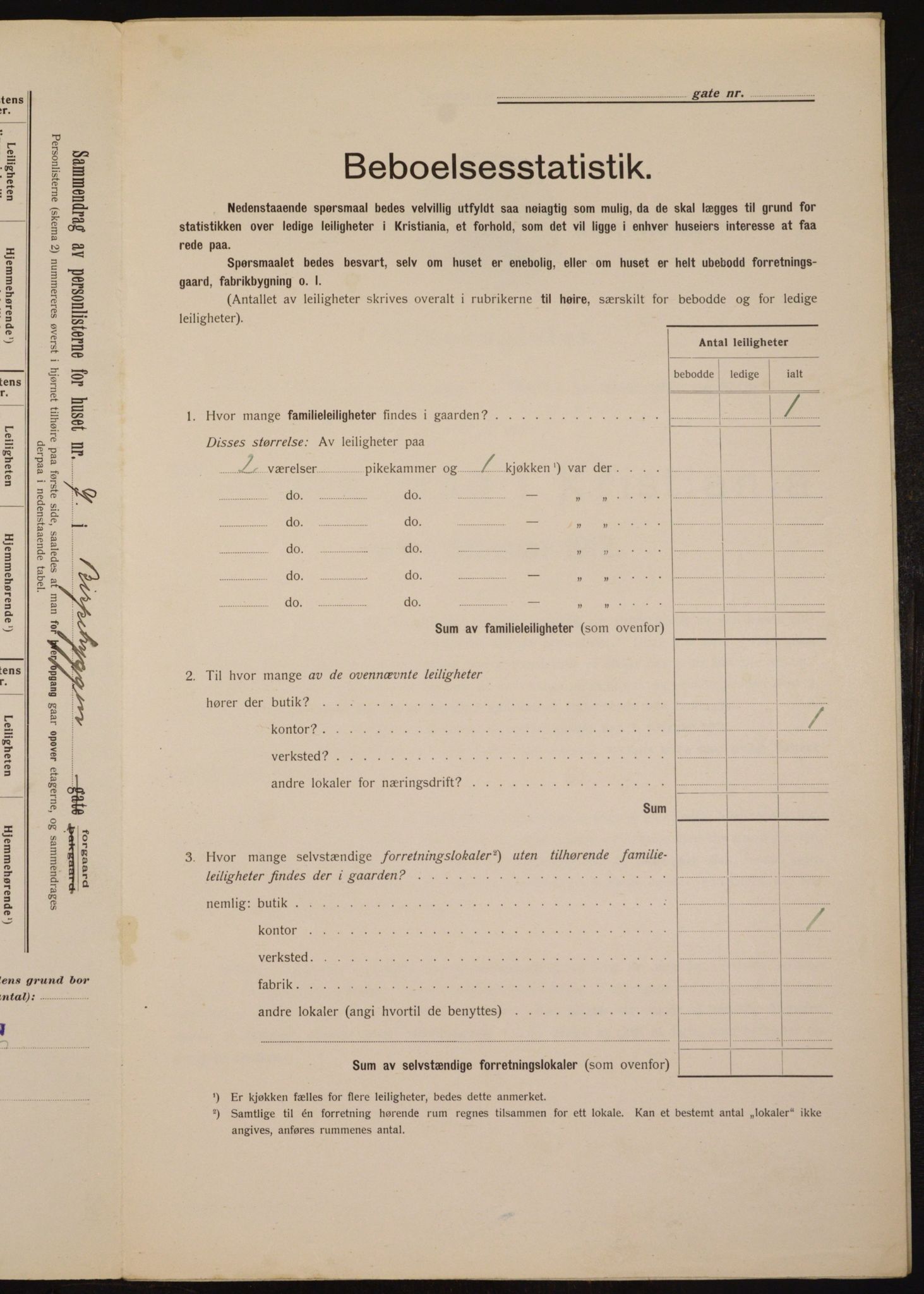 OBA, Kommunal folketelling 1.2.1912 for Kristiania, 1912, s. 5193