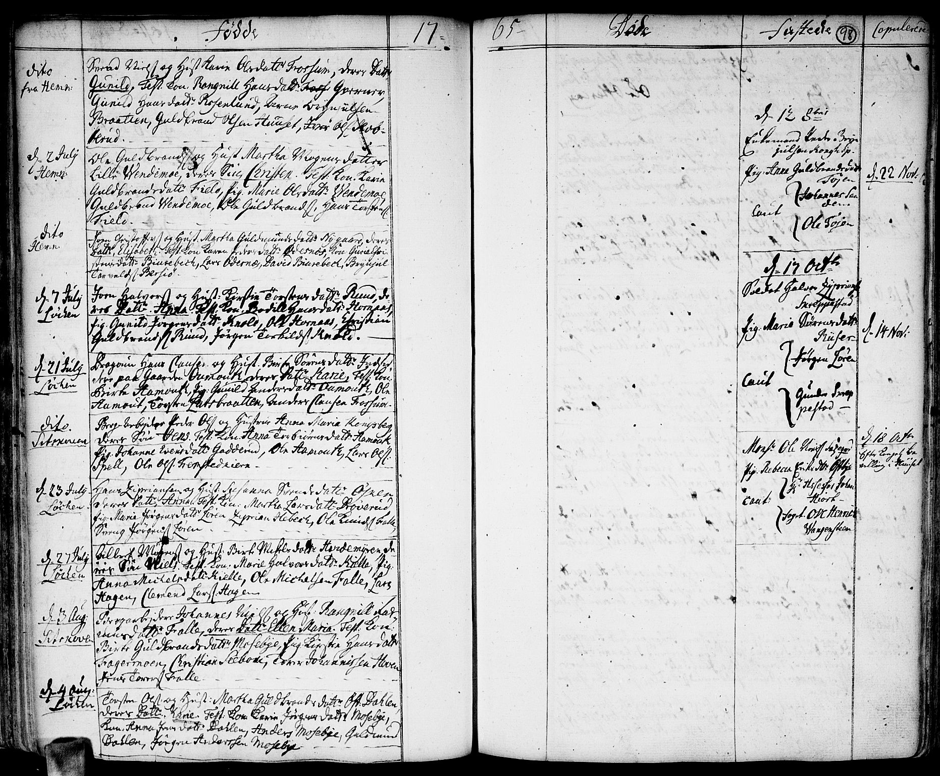 Høland prestekontor Kirkebøker, SAO/A-10346a/F/Fa/L0004: Ministerialbok nr. I 4, 1757-1780, s. 98