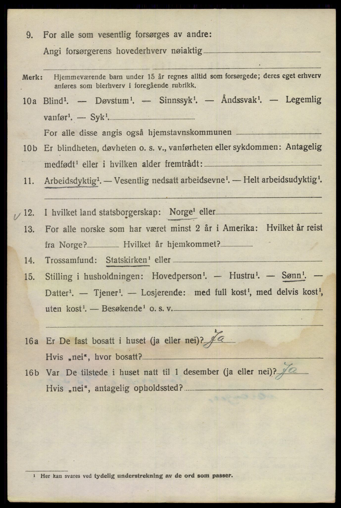 SAO, Folketelling 1920 for 0301 Kristiania kjøpstad, 1920, s. 647504