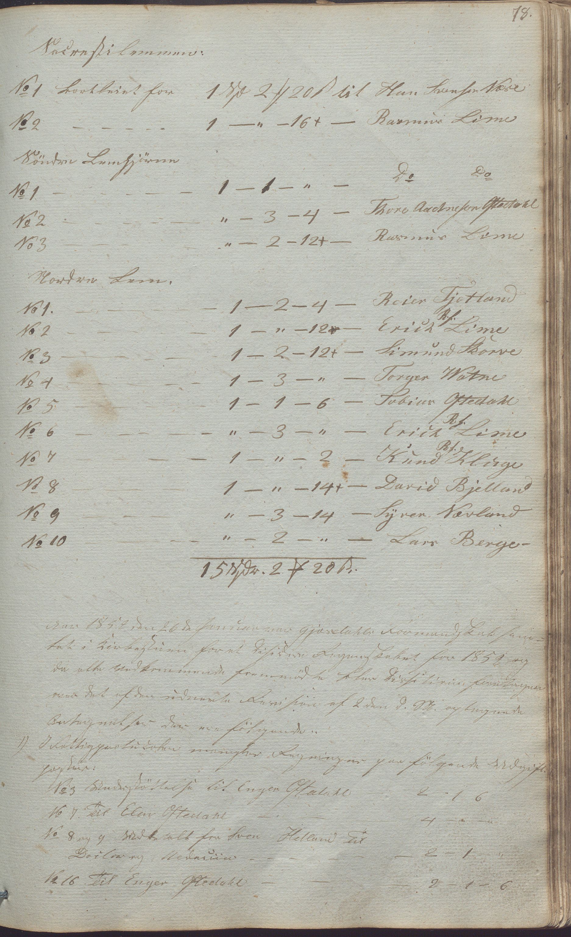 Gjesdal kommune - Formannskapet, IKAR/K-101383/A/Aa/L0001: Møtebok, 1837-1875, s. 78a