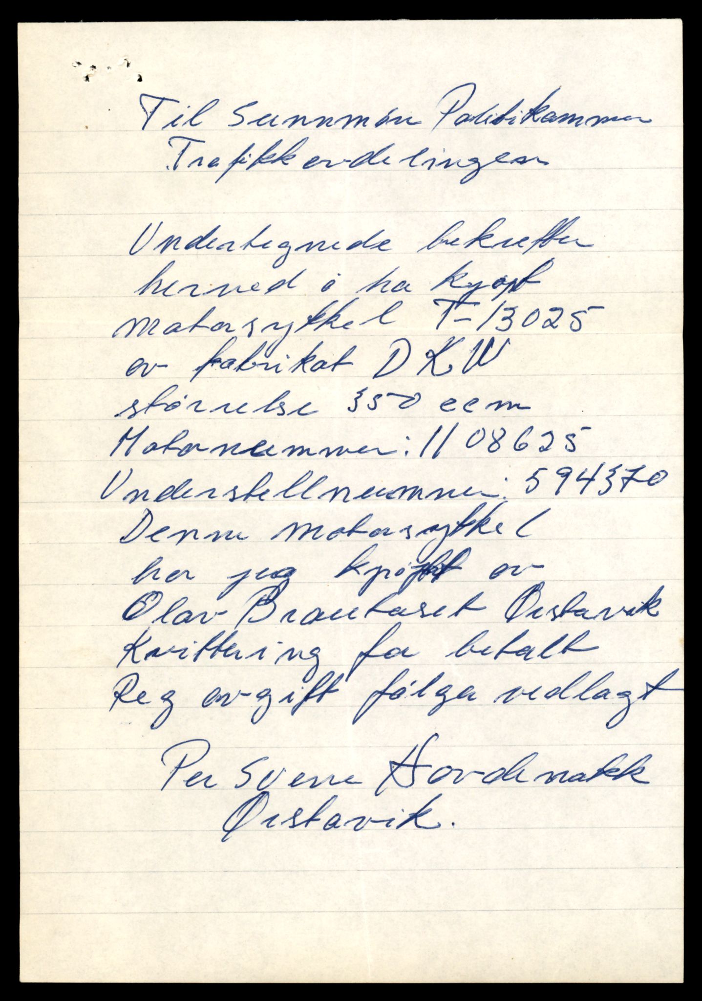 Møre og Romsdal vegkontor - Ålesund trafikkstasjon, AV/SAT-A-4099/F/Fe/L0036: Registreringskort for kjøretøy T 12831 - T 13030, 1927-1998, s. 3093