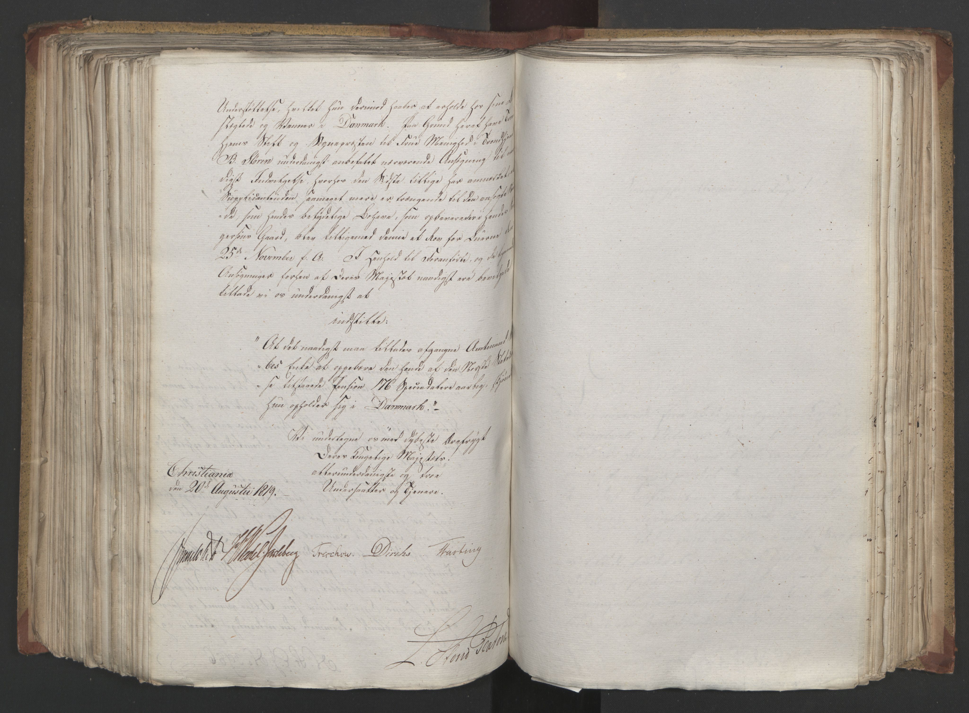 Statsrådsavdelingen i Stockholm, AV/RA-S-1003/D/Da/L0019: Regjeringsinnstillinger nr. 3856-4052, 1819, s. 328