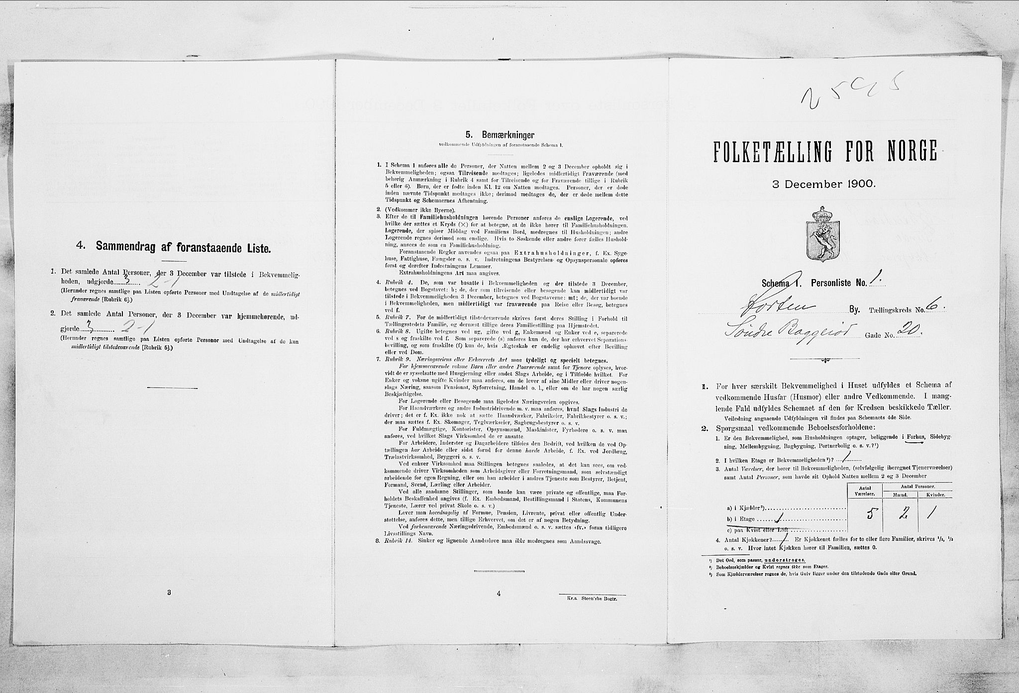 RA, Folketelling 1900 for 0703 Horten ladested, 1900, s. 4506