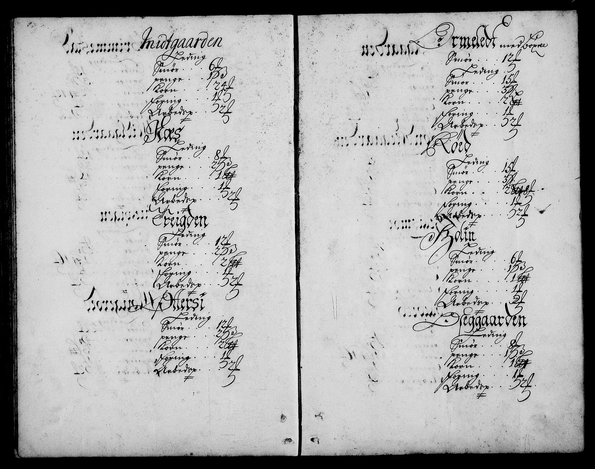 Rentekammeret inntil 1814, Realistisk ordnet avdeling, AV/RA-EA-4070/N/Na/L0003/0007: [XI h]: Tønsbergs amt og Larvik grevskaps jordebøker: / Larvik grevskaps jordebok, 1692