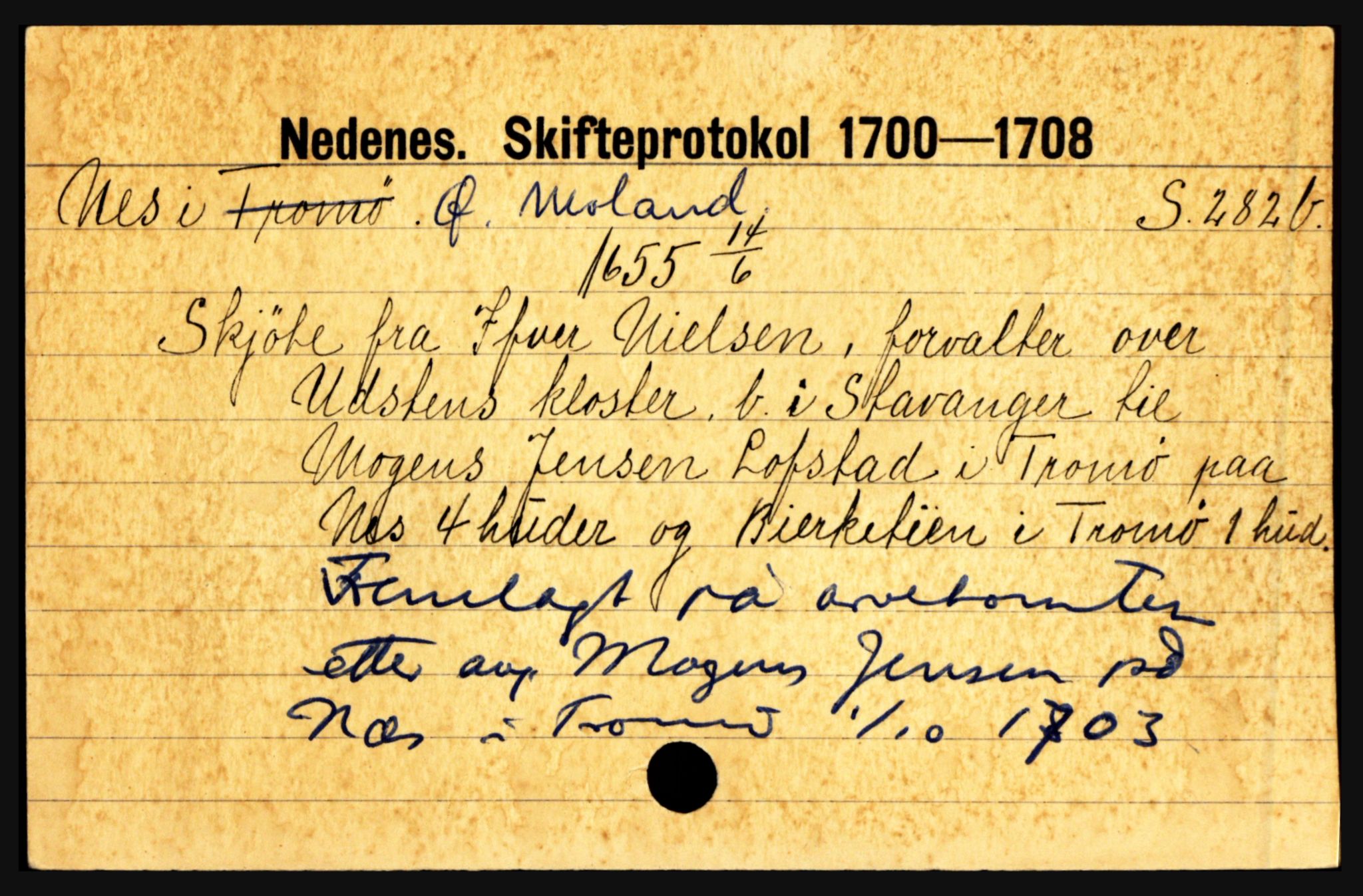 Nedenes sorenskriveri før 1824, AV/SAK-1221-0007/H, s. 21917