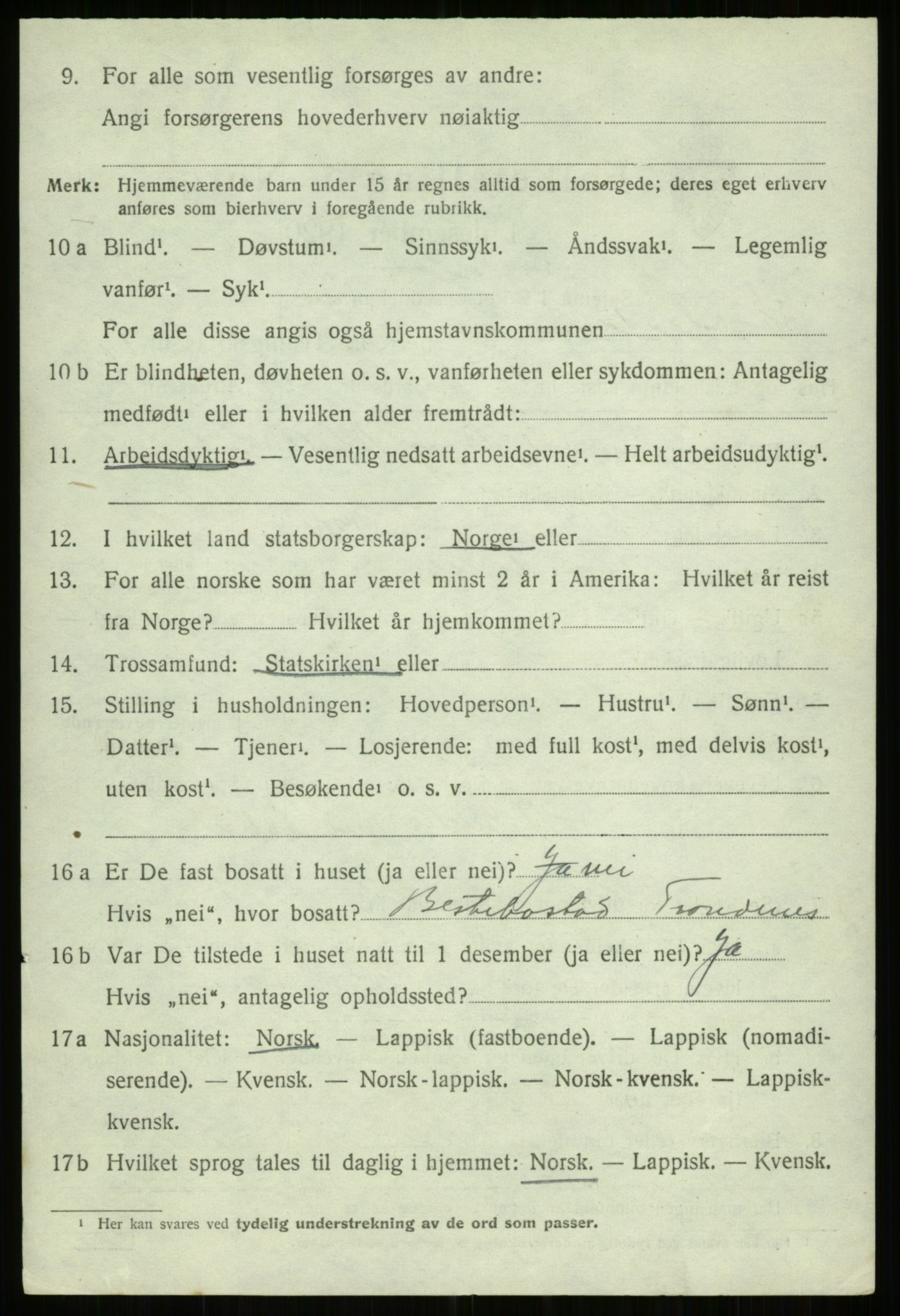 SATØ, Folketelling 1920 for 1914 Trondenes herred, 1920, s. 12934