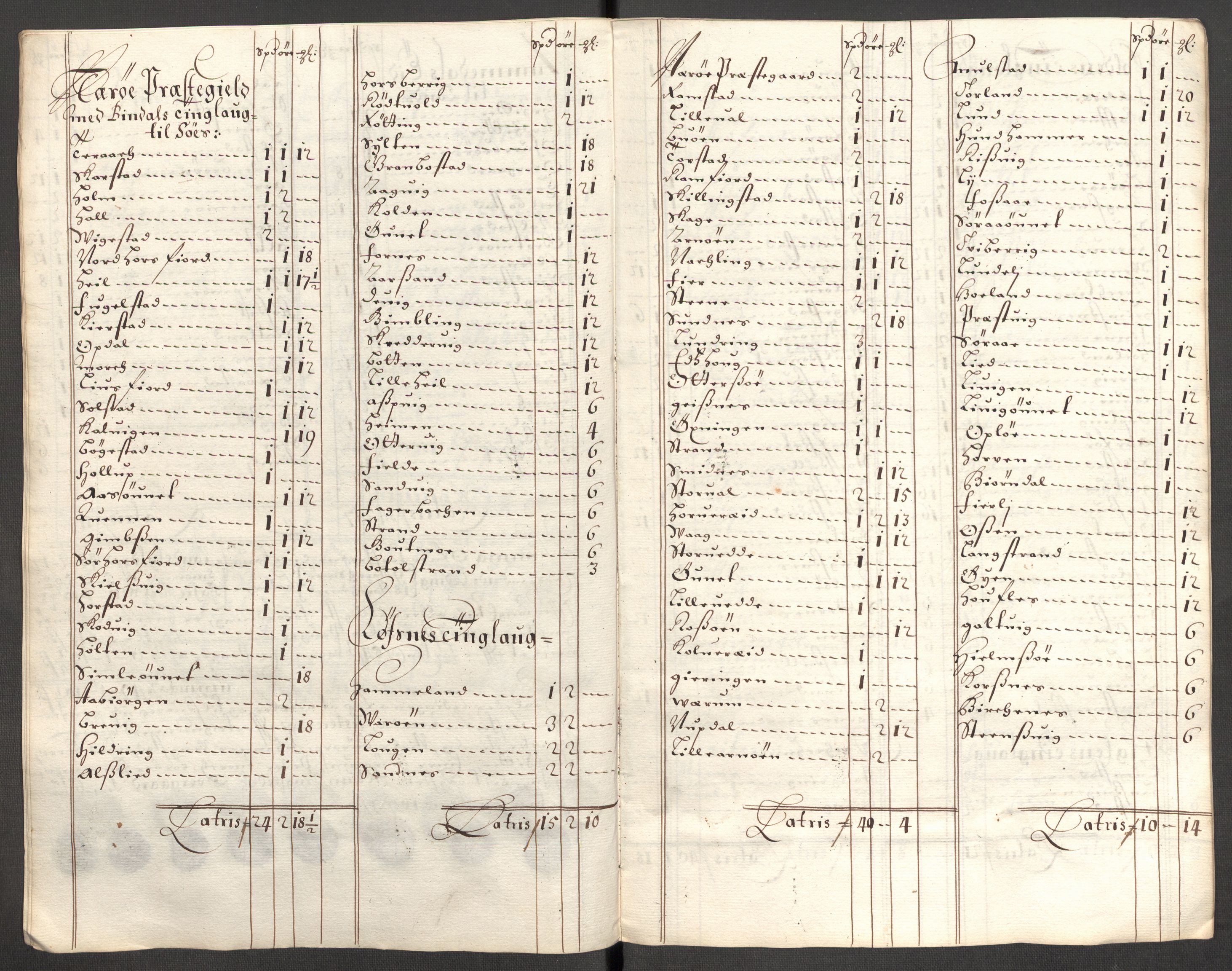 Rentekammeret inntil 1814, Reviderte regnskaper, Fogderegnskap, AV/RA-EA-4092/R64/L4425: Fogderegnskap Namdal, 1696-1698, s. 430