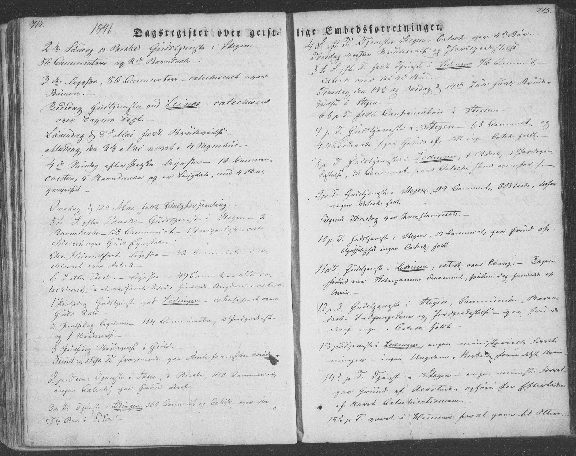 Ministerialprotokoller, klokkerbøker og fødselsregistre - Nordland, AV/SAT-A-1459/855/L0799: Ministerialbok nr. 855A07, 1834-1852, s. 714-715