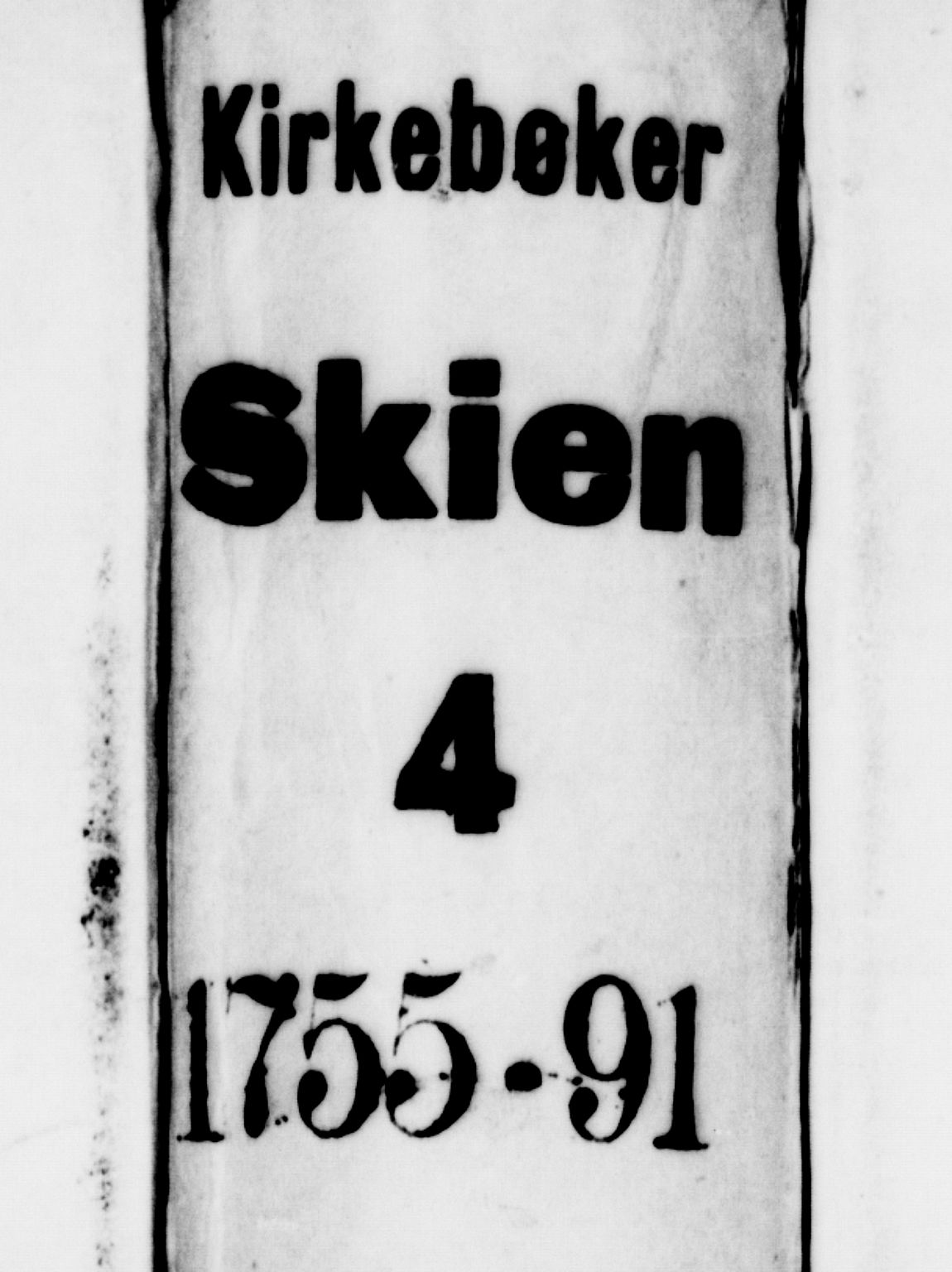 Skien kirkebøker, SAKO/A-302/F/Fa/L0003: Ministerialbok nr. 3, 1755-1791