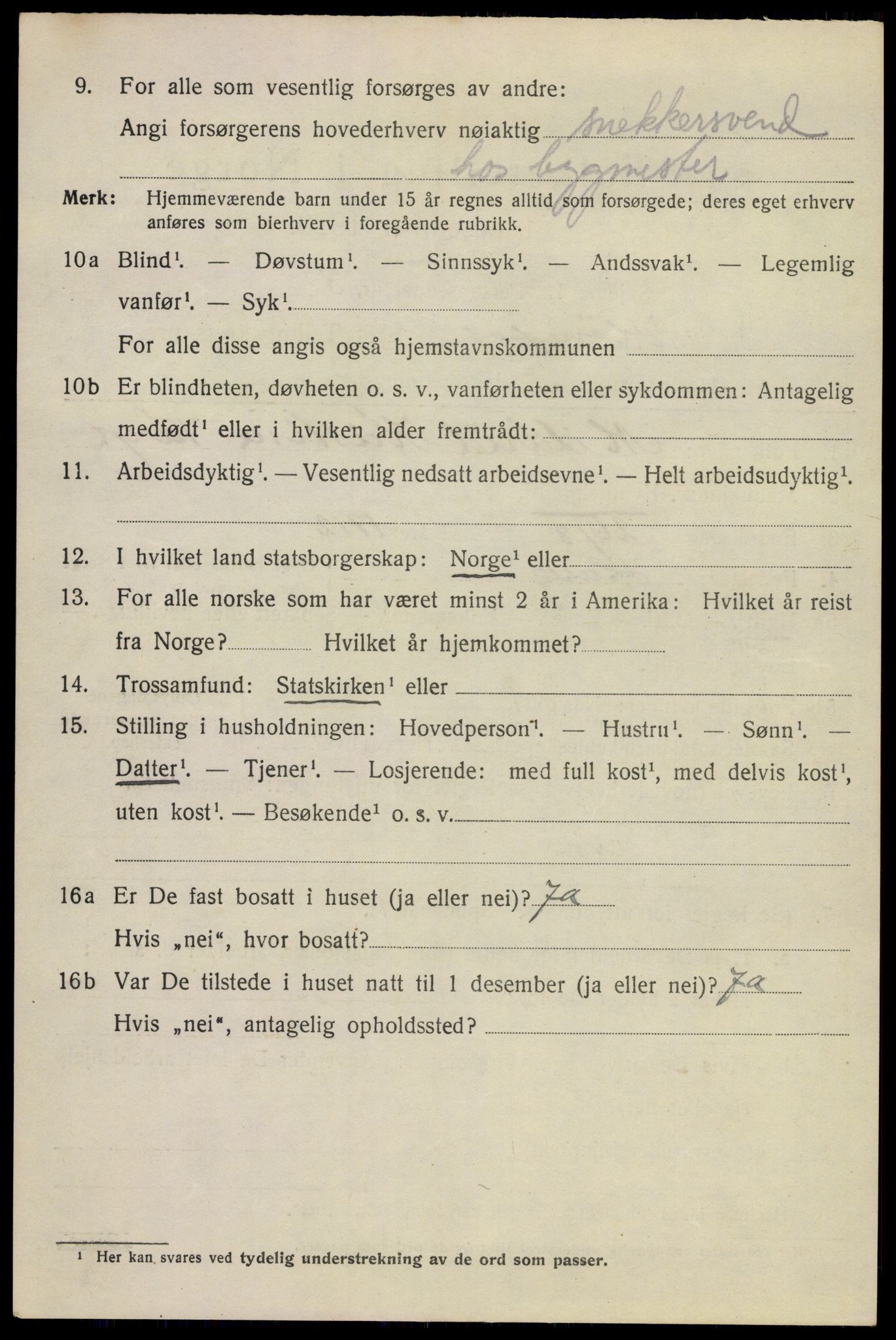 SAKO, Folketelling 1920 for 0601 Hønefoss kjøpstad, 1920, s. 2599