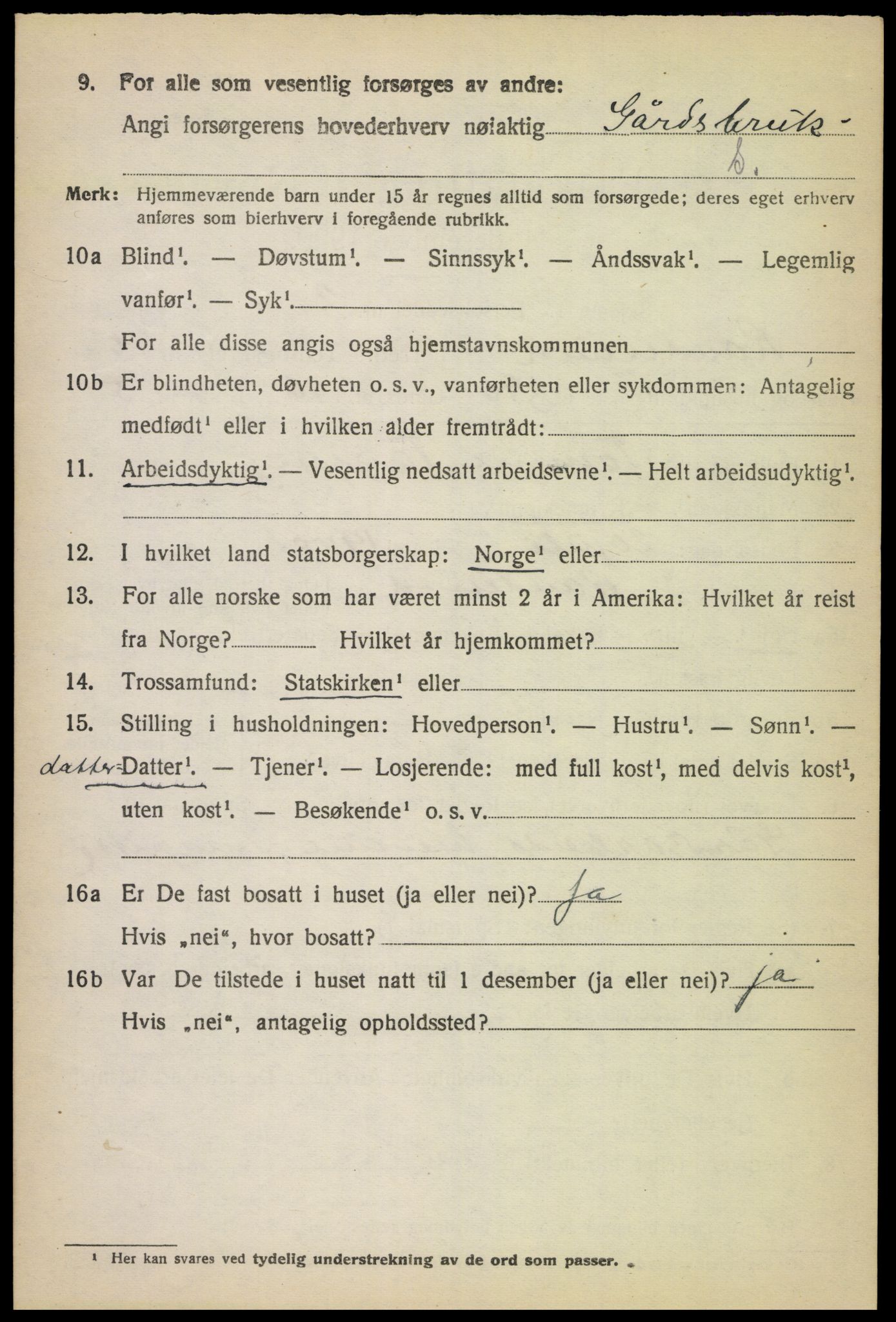 SAK, Folketelling 1920 for 1011 Randesund herred, 1920, s. 2769