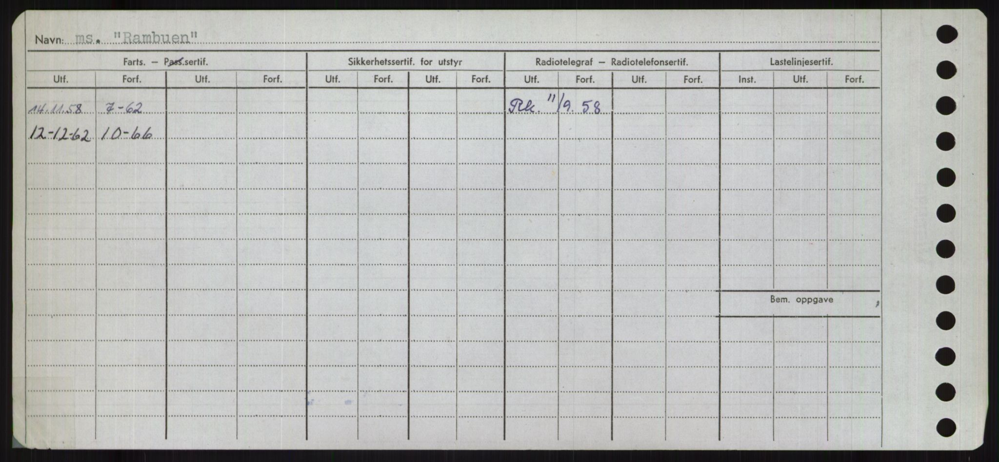 Sjøfartsdirektoratet med forløpere, Skipsmålingen, RA/S-1627/H/Ha/L0004/0002: Fartøy, Mas-R / Fartøy, Odin-R, s. 500