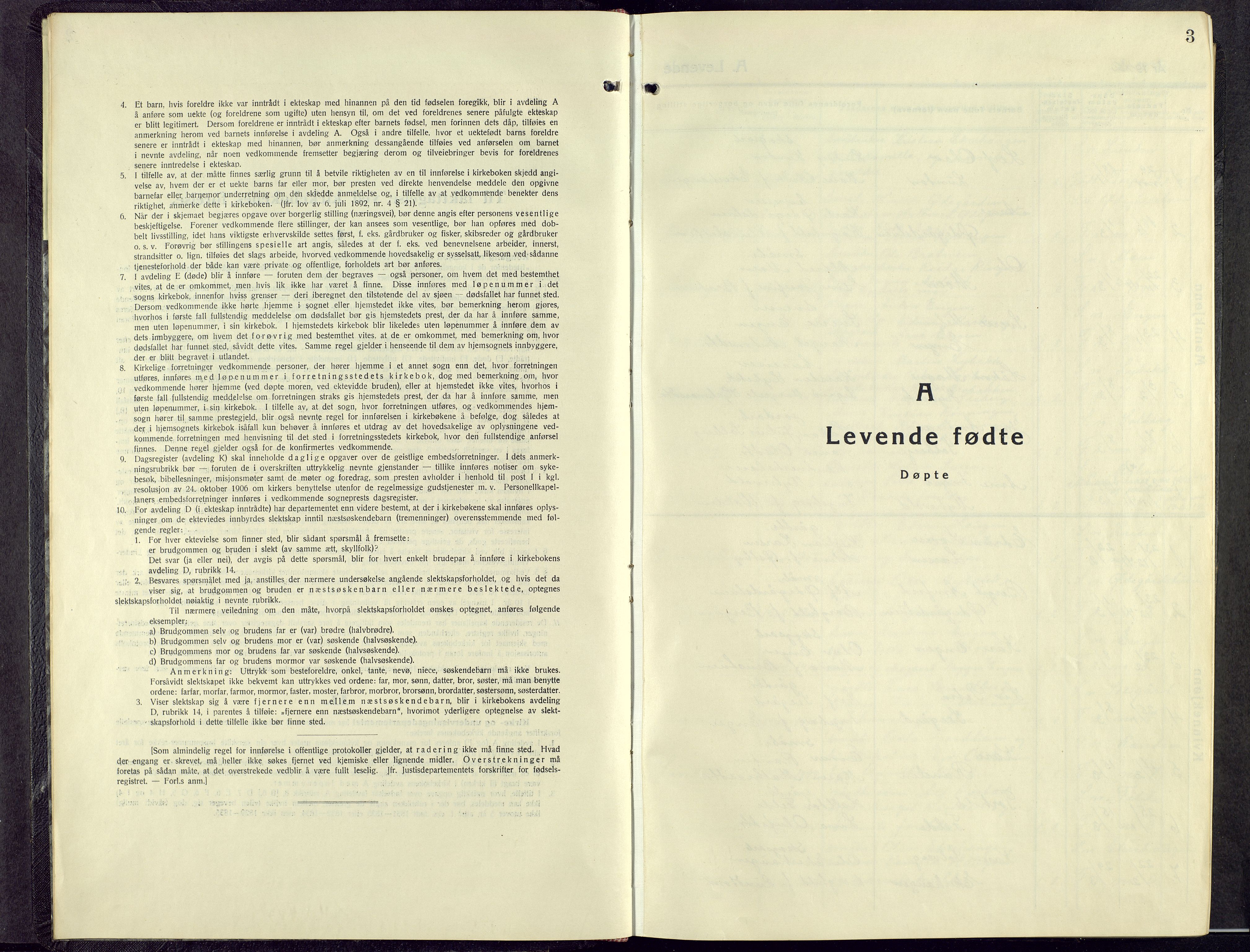 Biri prestekontor, SAH/PREST-096/H/Ha/Hab/L0009: Klokkerbok nr. 9, 1942-1955, s. 3