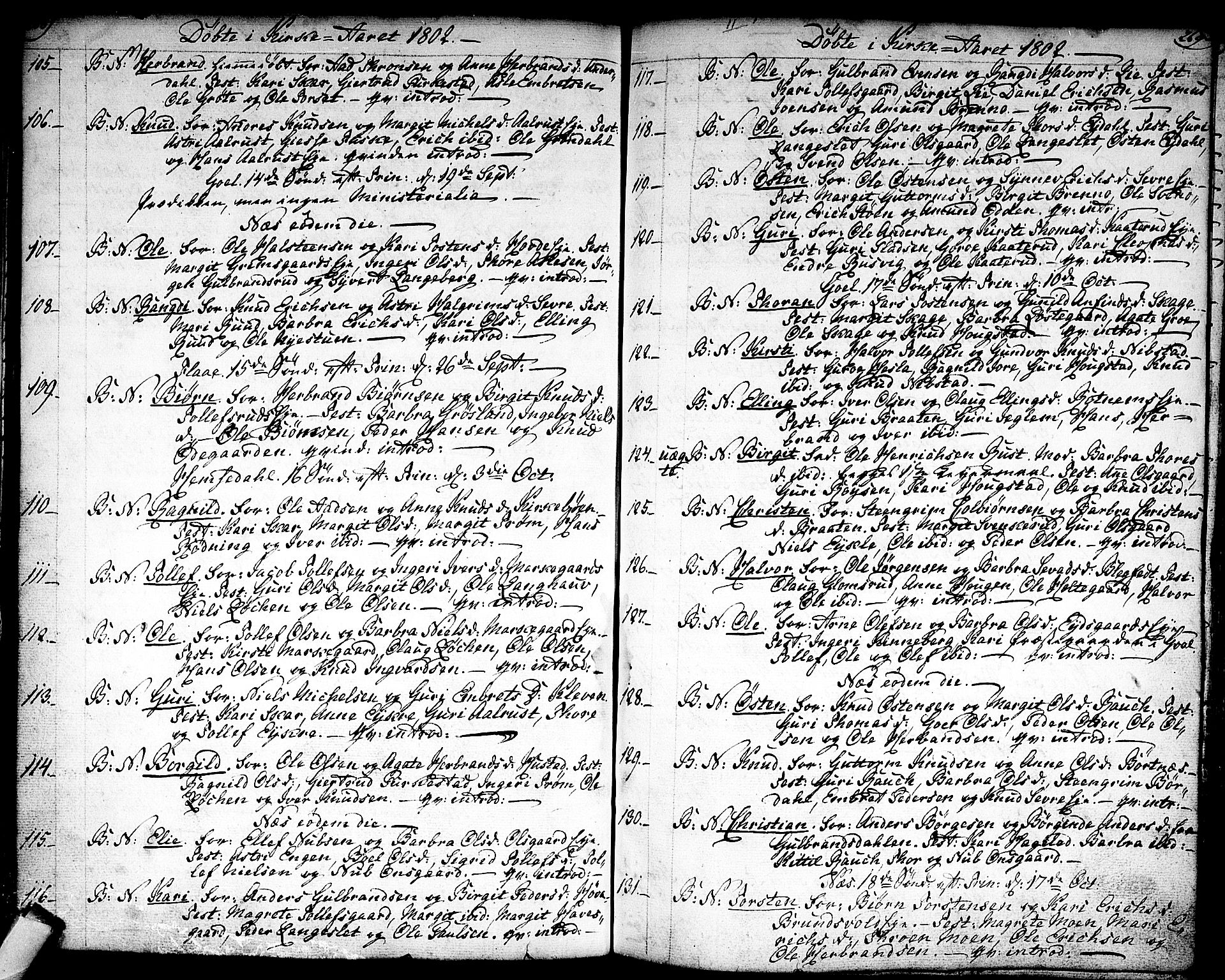 Nes kirkebøker, SAKO/A-236/F/Fa/L0005: Ministerialbok nr. 5, 1787-1807, s. 268-269