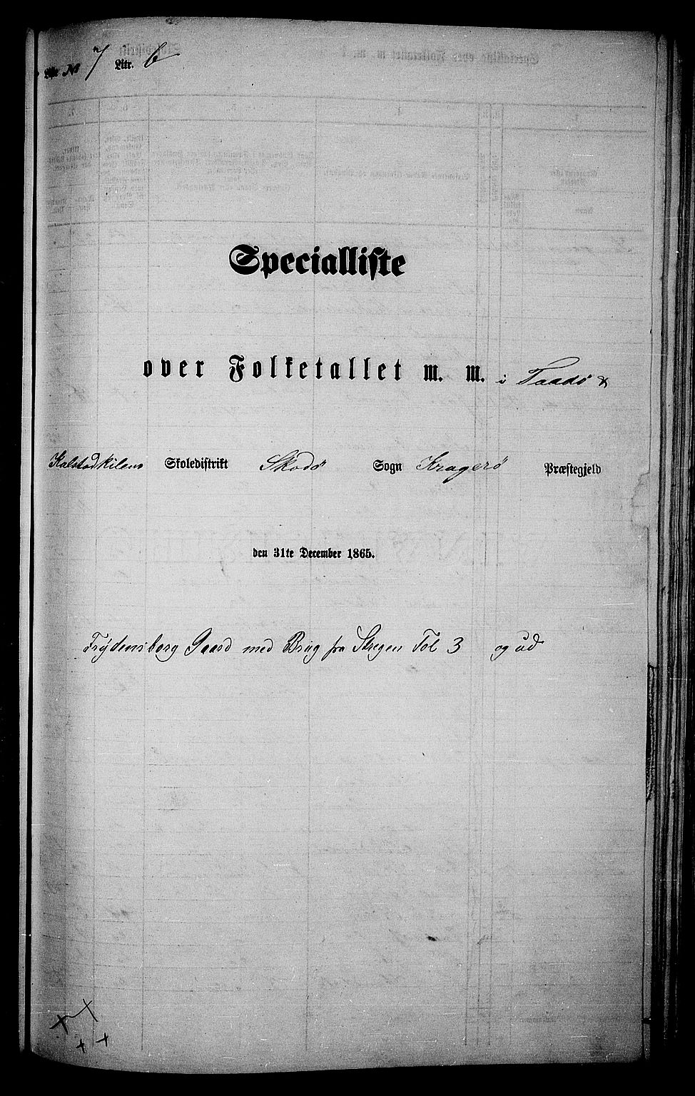 RA, Folketelling 1865 for 0816L Kragerø prestegjeld, Sannidal sokn og Skåtøy sokn, 1865, s. 127