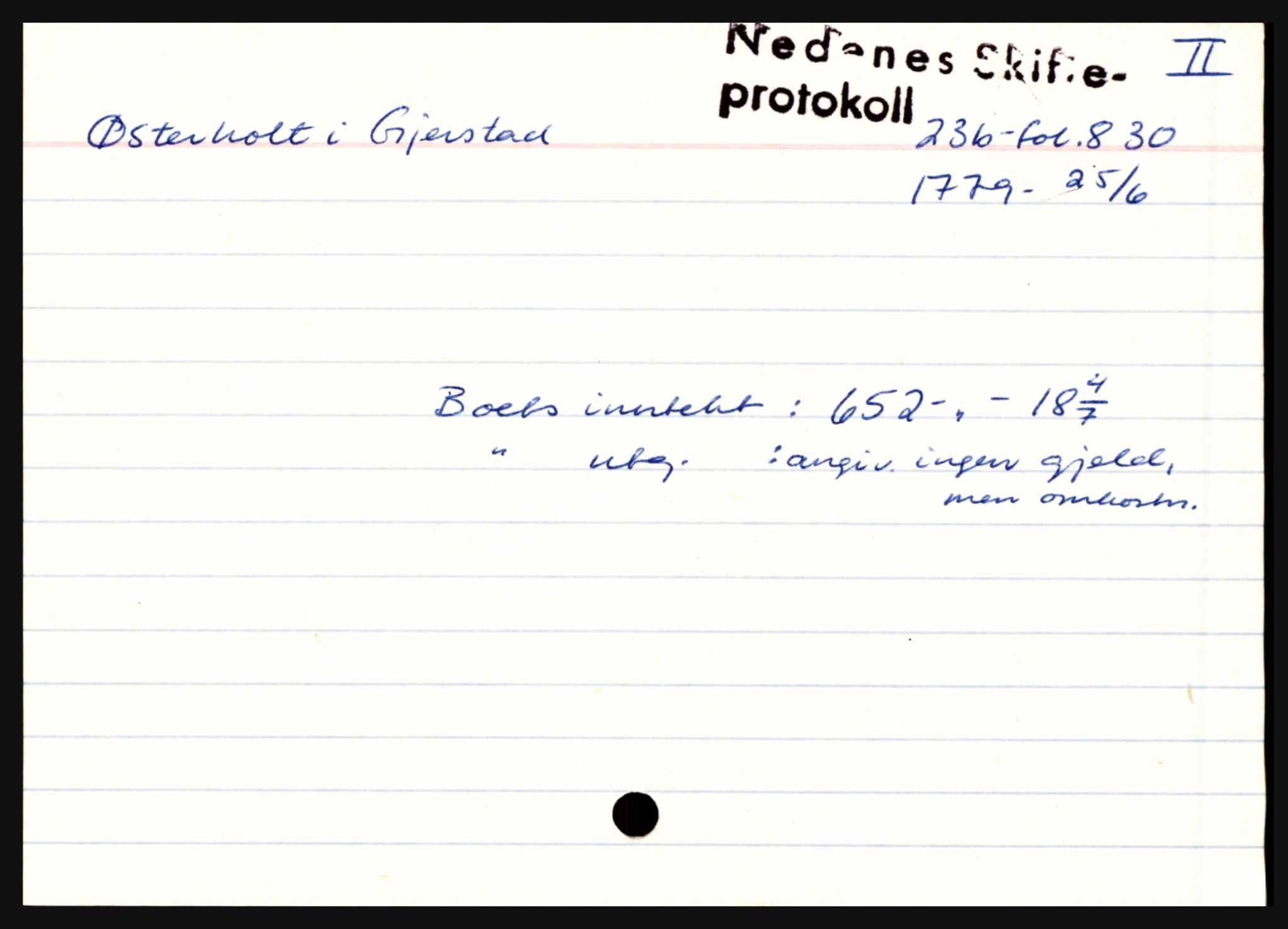 Nedenes sorenskriveri før 1824, AV/SAK-1221-0007/H, s. 33949