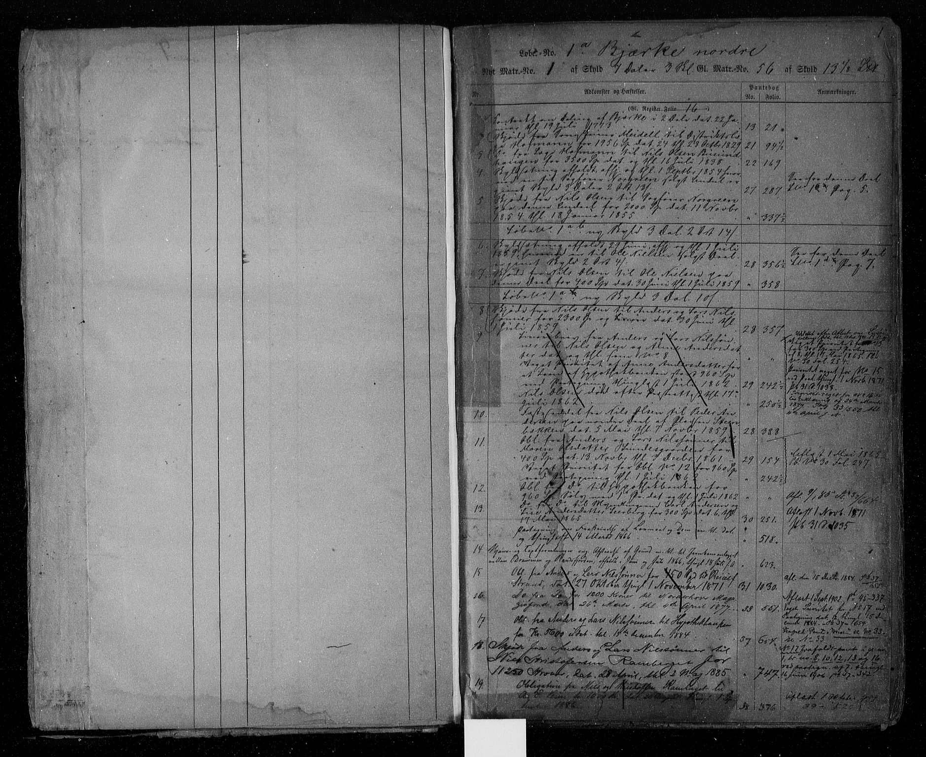 Ringerike sorenskriveri, AV/SAKO-A-105/G/Gb/Gbc/L0002: Panteregister nr. III 2, s. 0-1