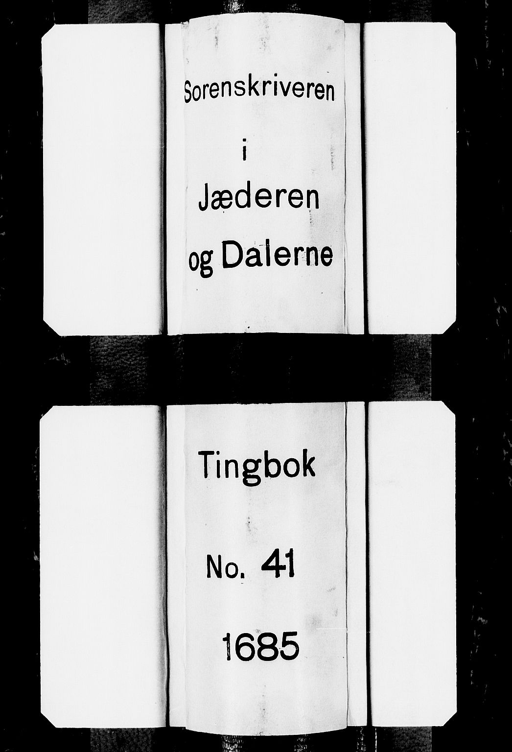 Jæren og Dalane sorenskriveri, SAST/A-100306/3/30/30BA/L0041: TINGBOK, 1685