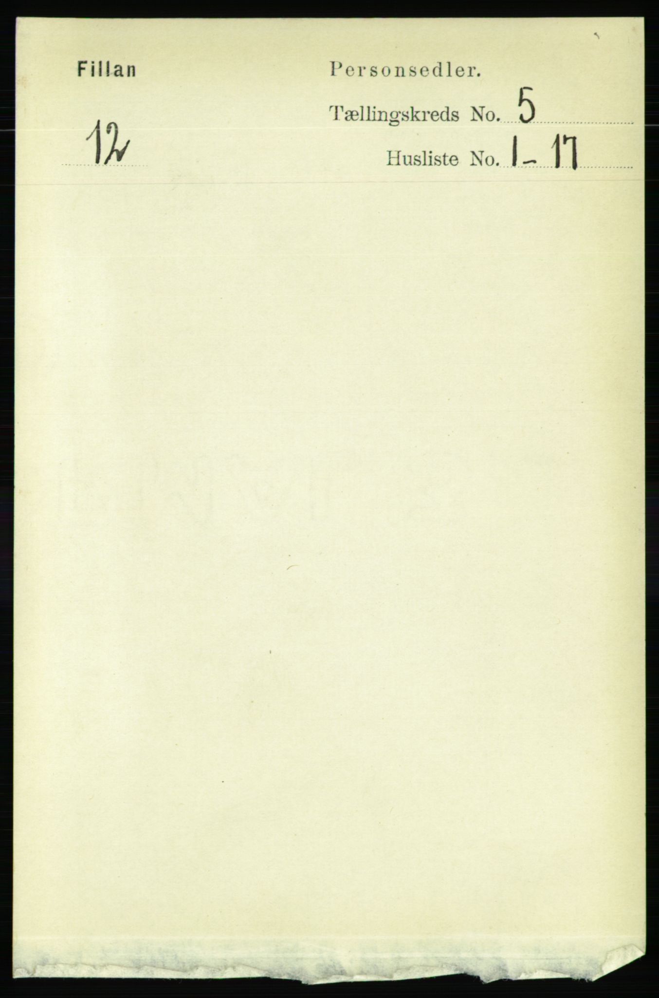 RA, Folketelling 1891 for 1616 Fillan herred, 1891, s. 989