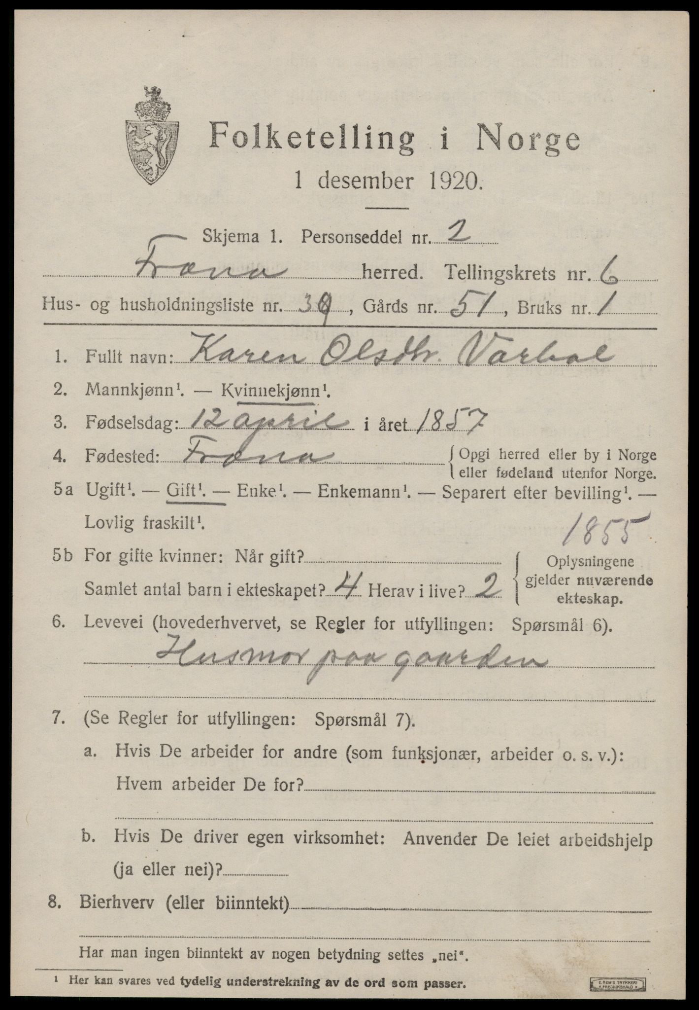 SAT, Folketelling 1920 for 1548 Fræna herred, 1920, s. 4511