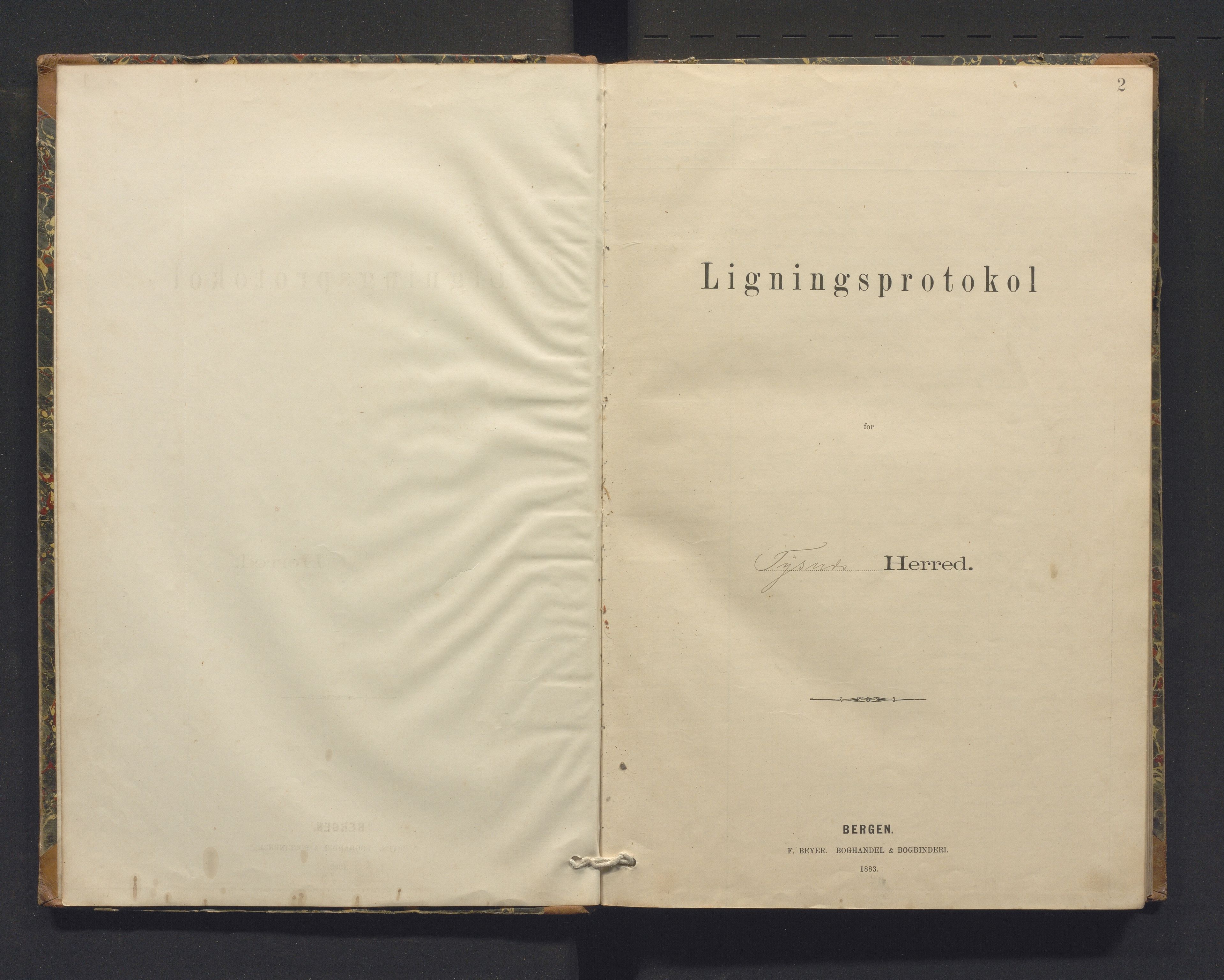 Tysnes kommune. Likningsnemnda, IKAH/1223-142/F/Fa/L0001: Likningsprotokoll K, 1883-1886