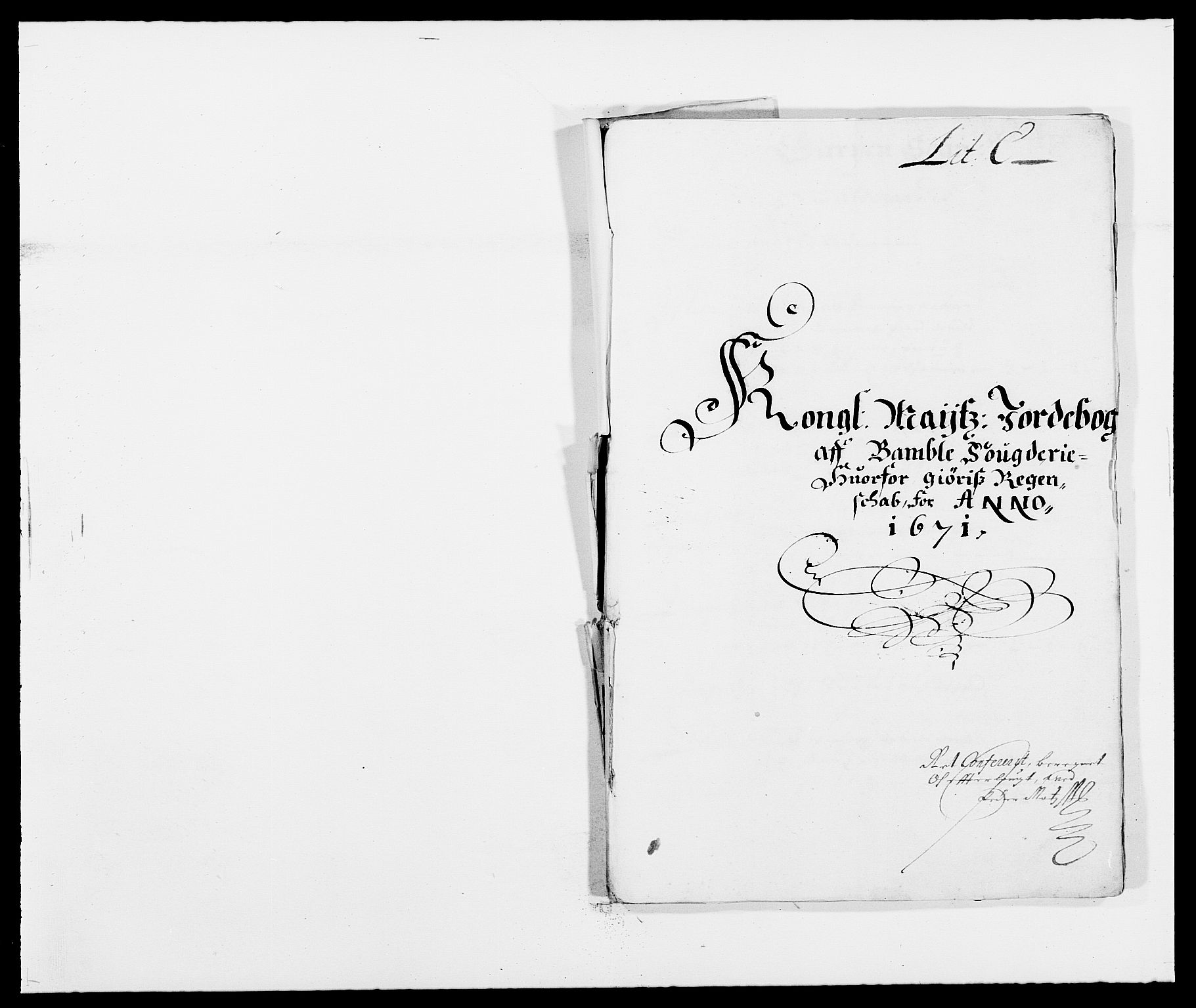 Rentekammeret inntil 1814, Reviderte regnskaper, Fogderegnskap, AV/RA-EA-4092/R34/L2041: Fogderegnskap Bamble, 1670-1672, s. 193