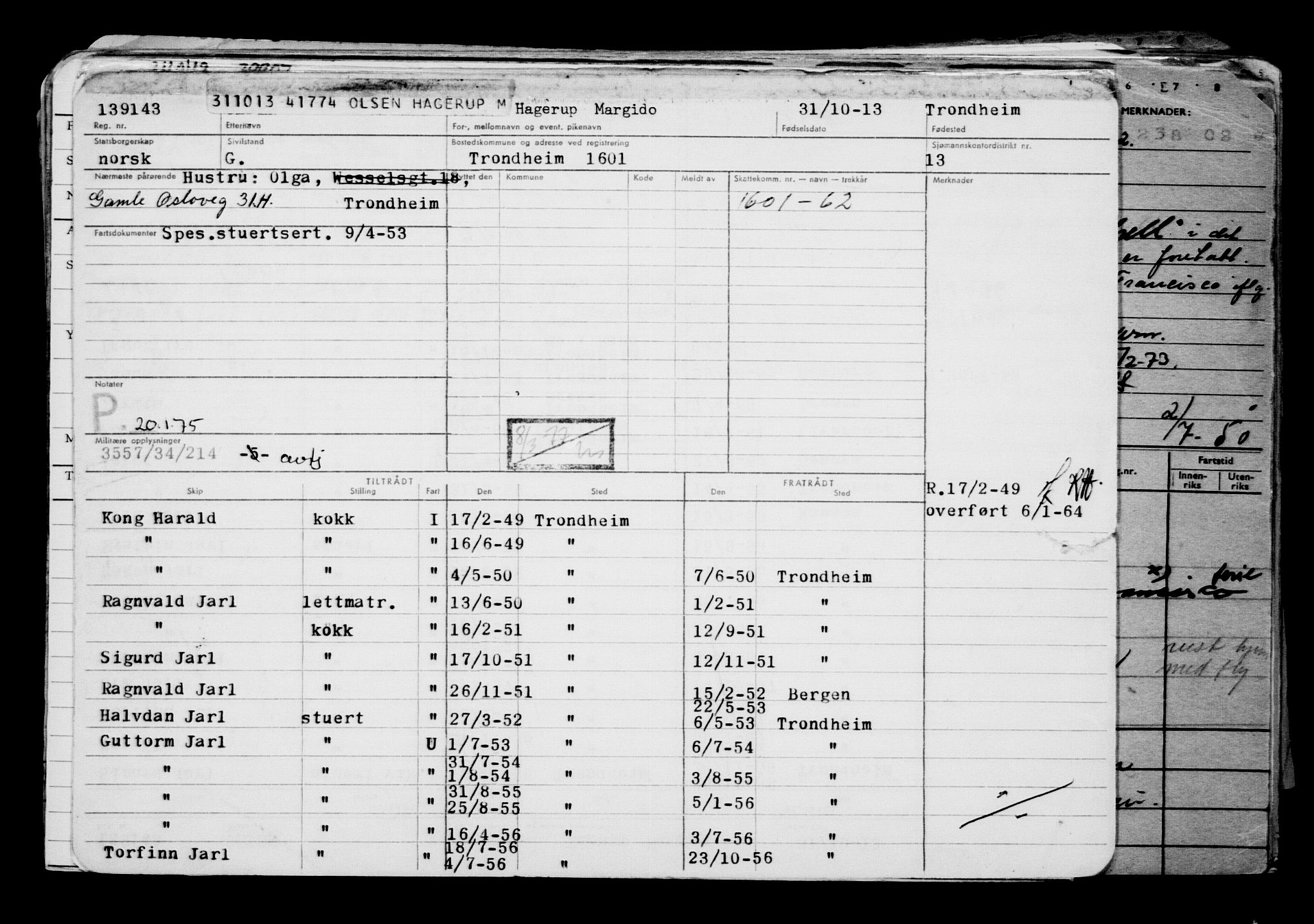 Direktoratet for sjømenn, AV/RA-S-3545/G/Gb/L0116: Hovedkort, 1913, s. 326