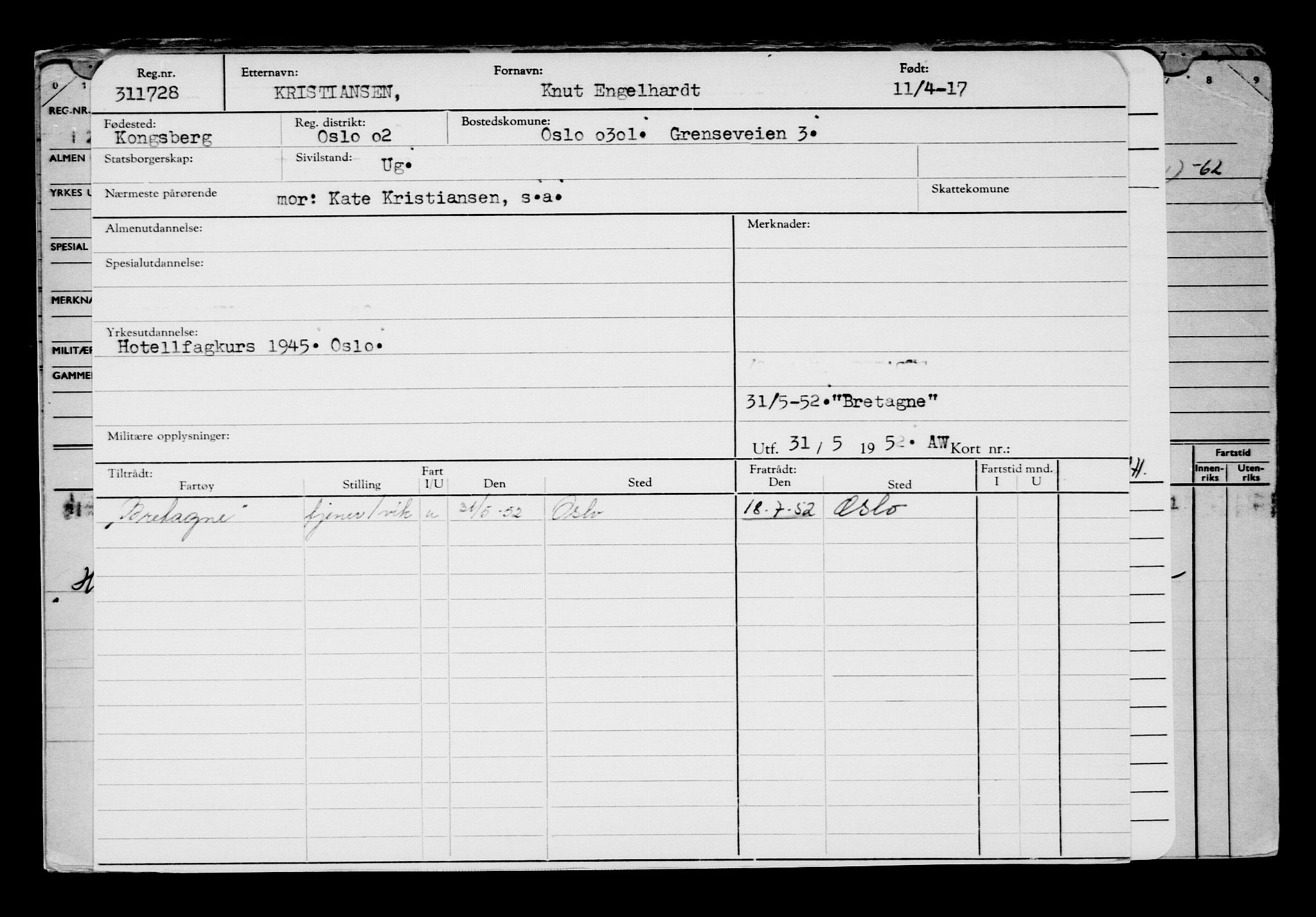 Direktoratet for sjømenn, AV/RA-S-3545/G/Gb/L0147: Hovedkort, 1917, s. 580