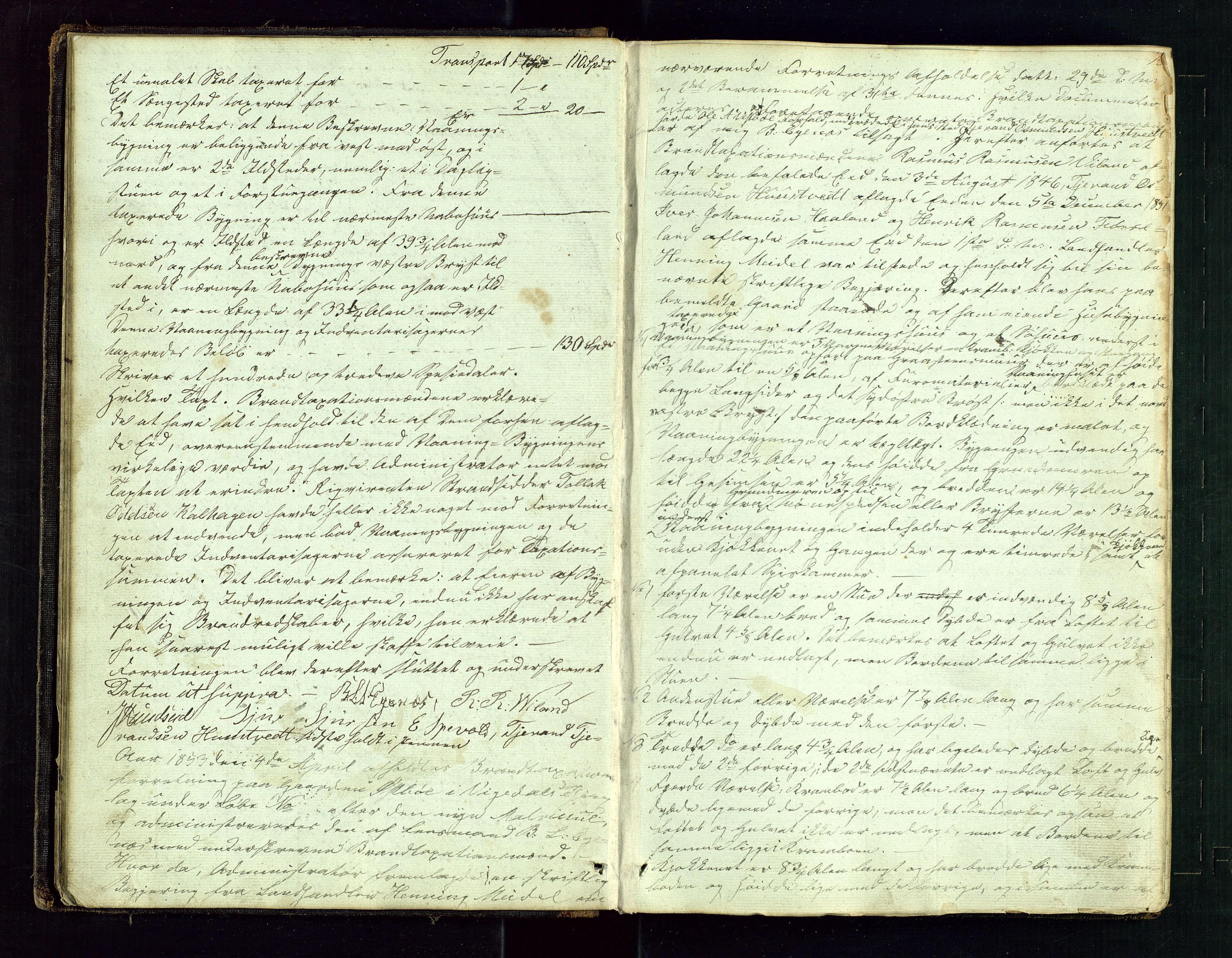 Vikedal lensmannskontor, AV/SAST-A-100179/Gob/L0001: Branntakstprotokoll, 1846-1869, s. 12b-13a