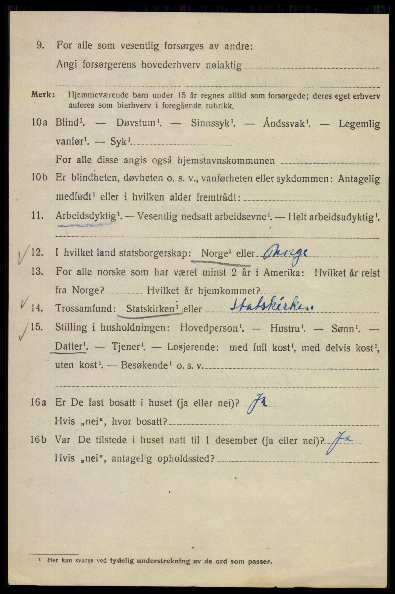 SAO, Folketelling 1920 for 0301 Kristiania kjøpstad, 1920, s. 565010