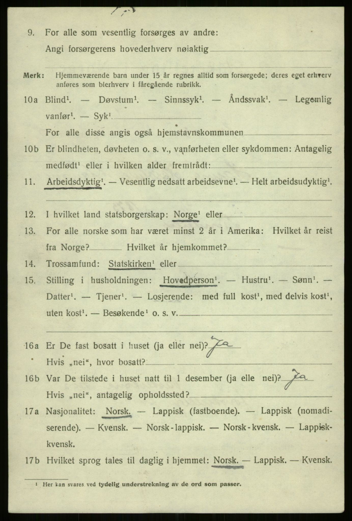 SATØ, Folketelling 1920 for 1901 Harstad ladested, 1920, s. 7395