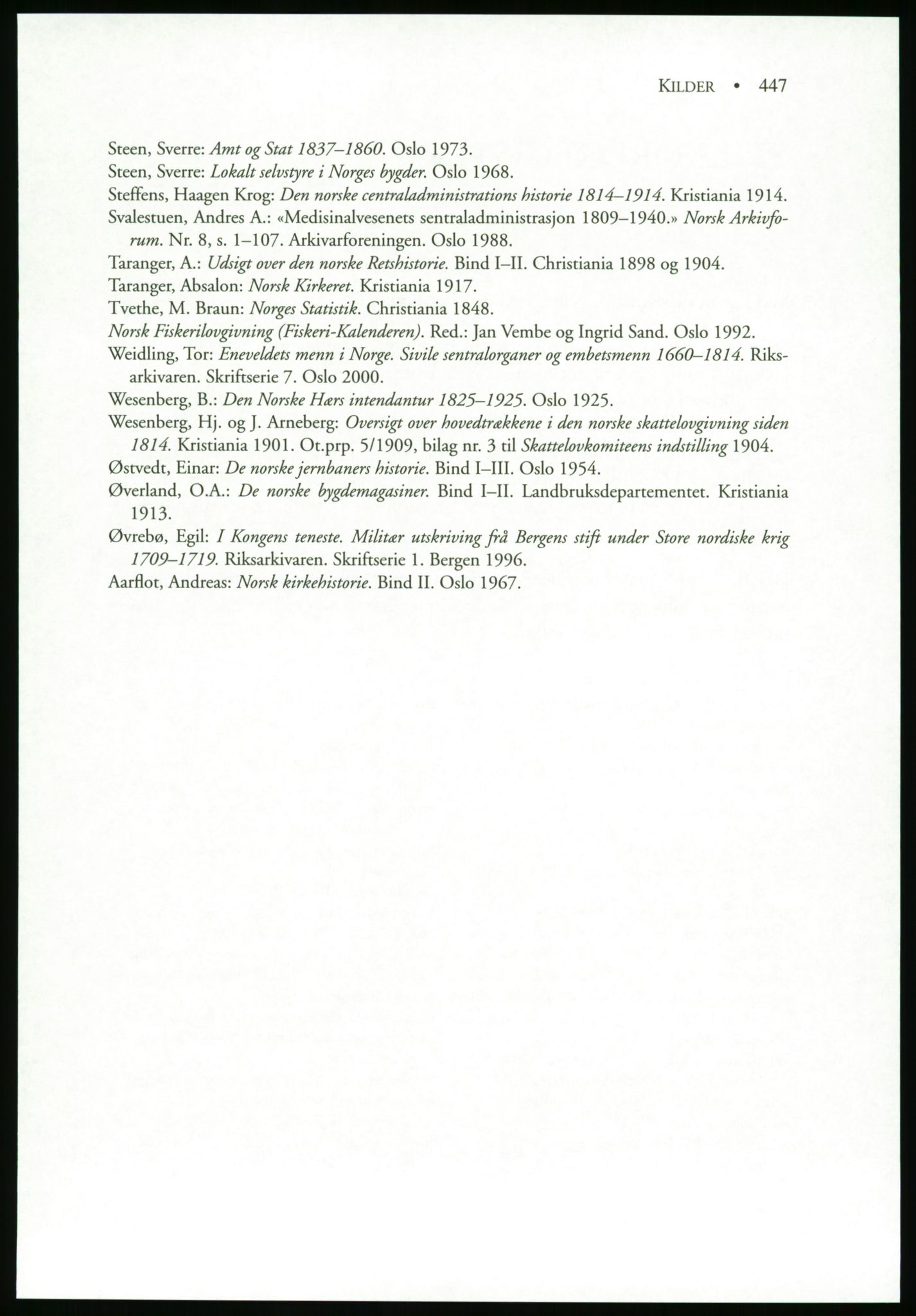 Publikasjoner utgitt av Arkivverket, PUBL/PUBL-001/B/0019: Liv Mykland: Håndbok for brukere av statsarkivene (2005), 2005, s. 447
