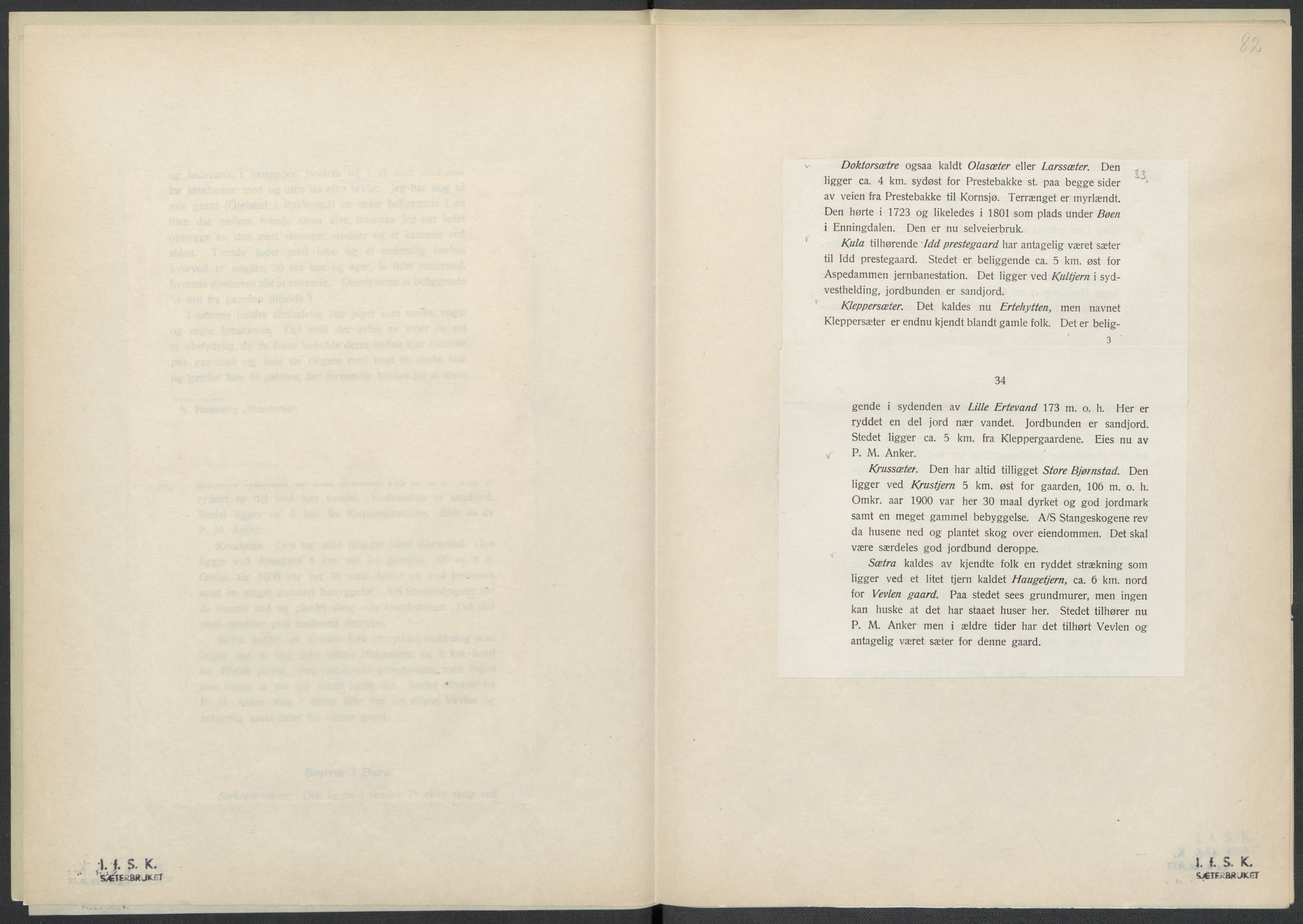 Instituttet for sammenlignende kulturforskning, AV/RA-PA-0424/F/Fc/L0002/0001: Eske B2: / Østfold (perm I), 1932-1935, s. 82