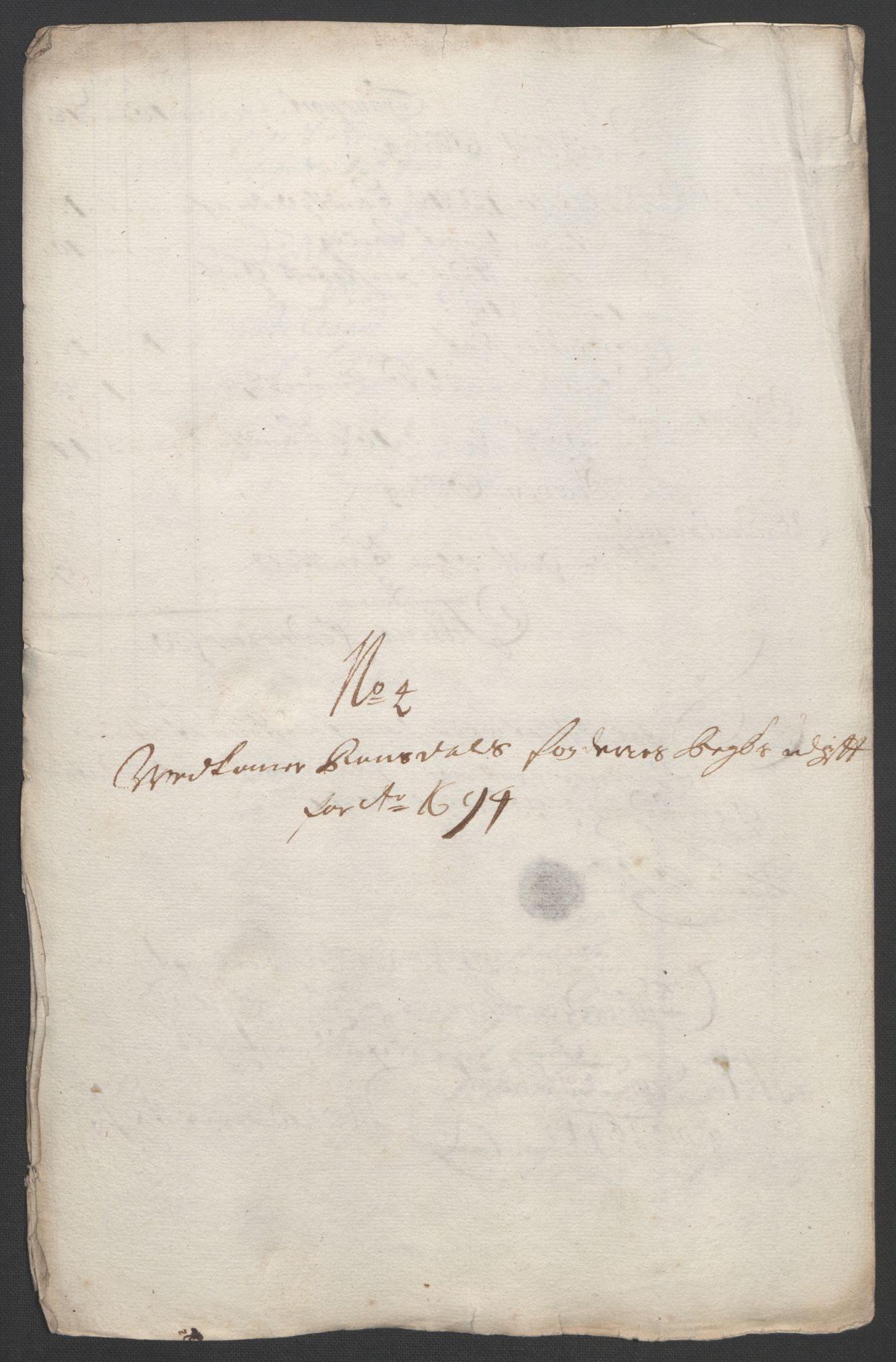 Rentekammeret inntil 1814, Reviderte regnskaper, Fogderegnskap, AV/RA-EA-4092/R55/L3651: Fogderegnskap Romsdal, 1693-1694, s. 299