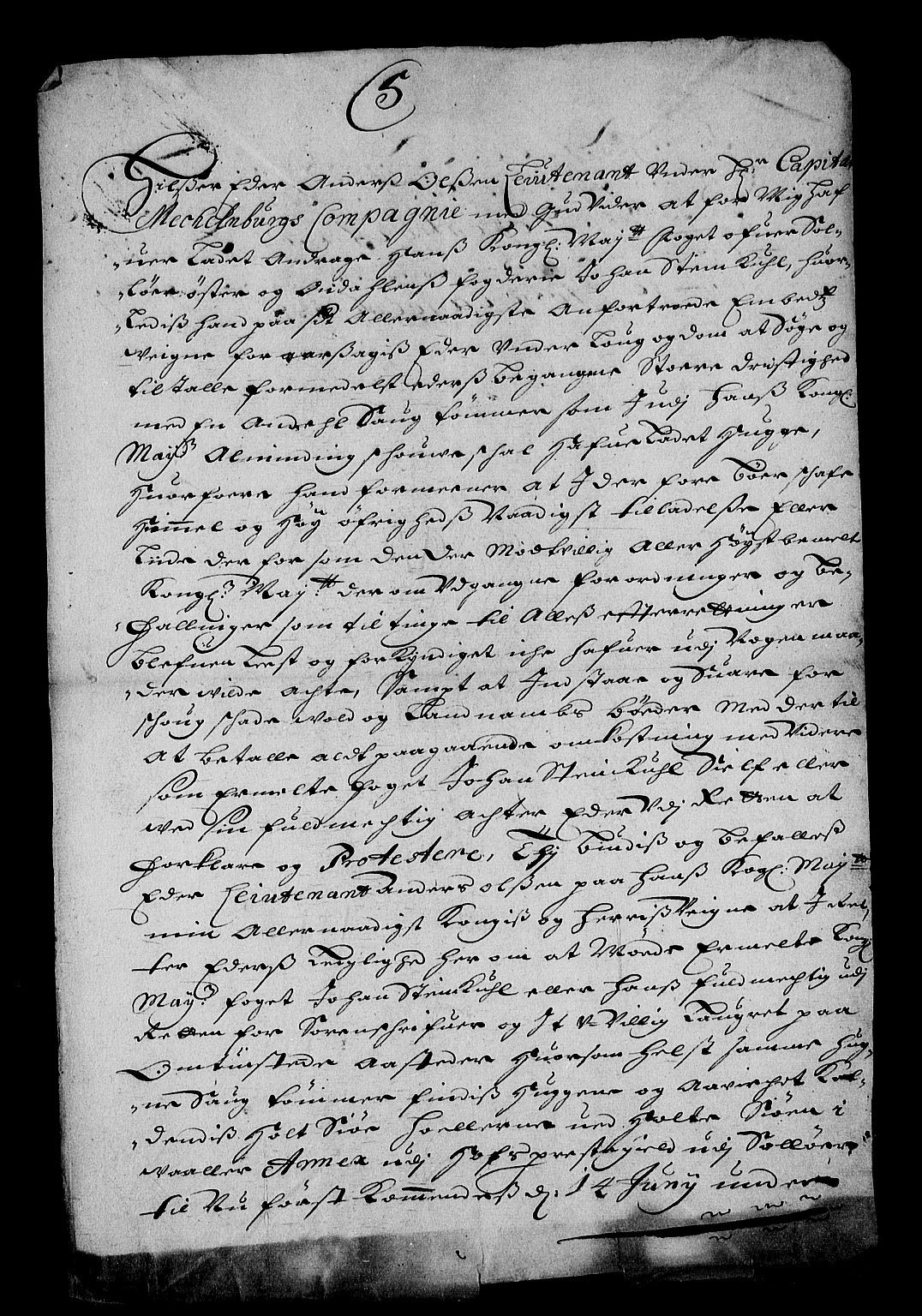 Stattholderembetet 1572-1771, RA/EA-2870/Af/L0002: Avskrifter av vedlegg til originale supplikker, nummerert i samsvar med supplikkbøkene, 1687-1689, s. 119