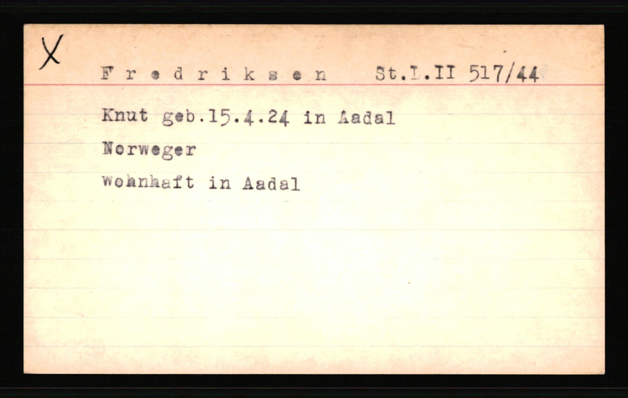 SS- und Polizeigericht Nord (IX), AV/RA-RAFA-3182/0001/C/Ca/L0002: kartotekkort for personer alfabetisk på etternavn: D-H, 1940-1945, s. 423