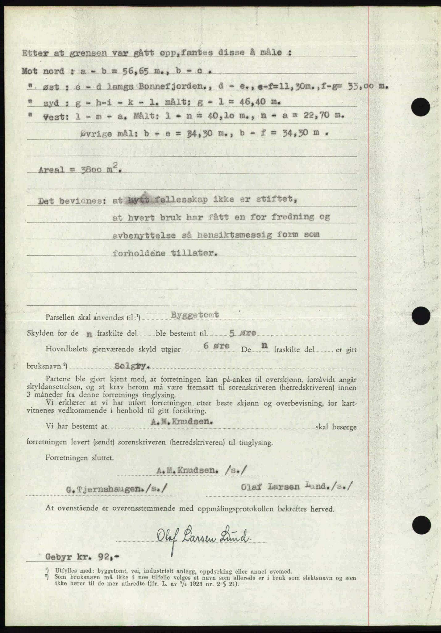 Follo sorenskriveri, SAO/A-10274/G/Ga/Gaa/L0085: Pantebok nr. I 85, 1948-1948, Dagboknr: 4367/1948