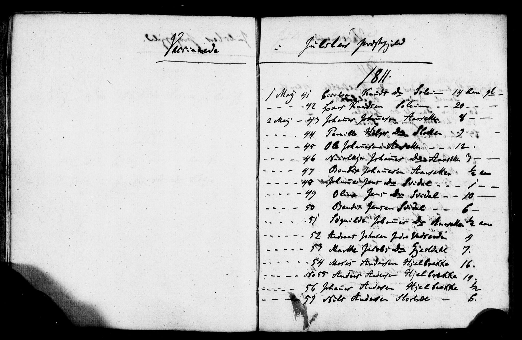 Jølster sokneprestembete, SAB/A-80701/H/Haa/Haaa/L0007: Ministerialbok nr. A 7, 1806-1821