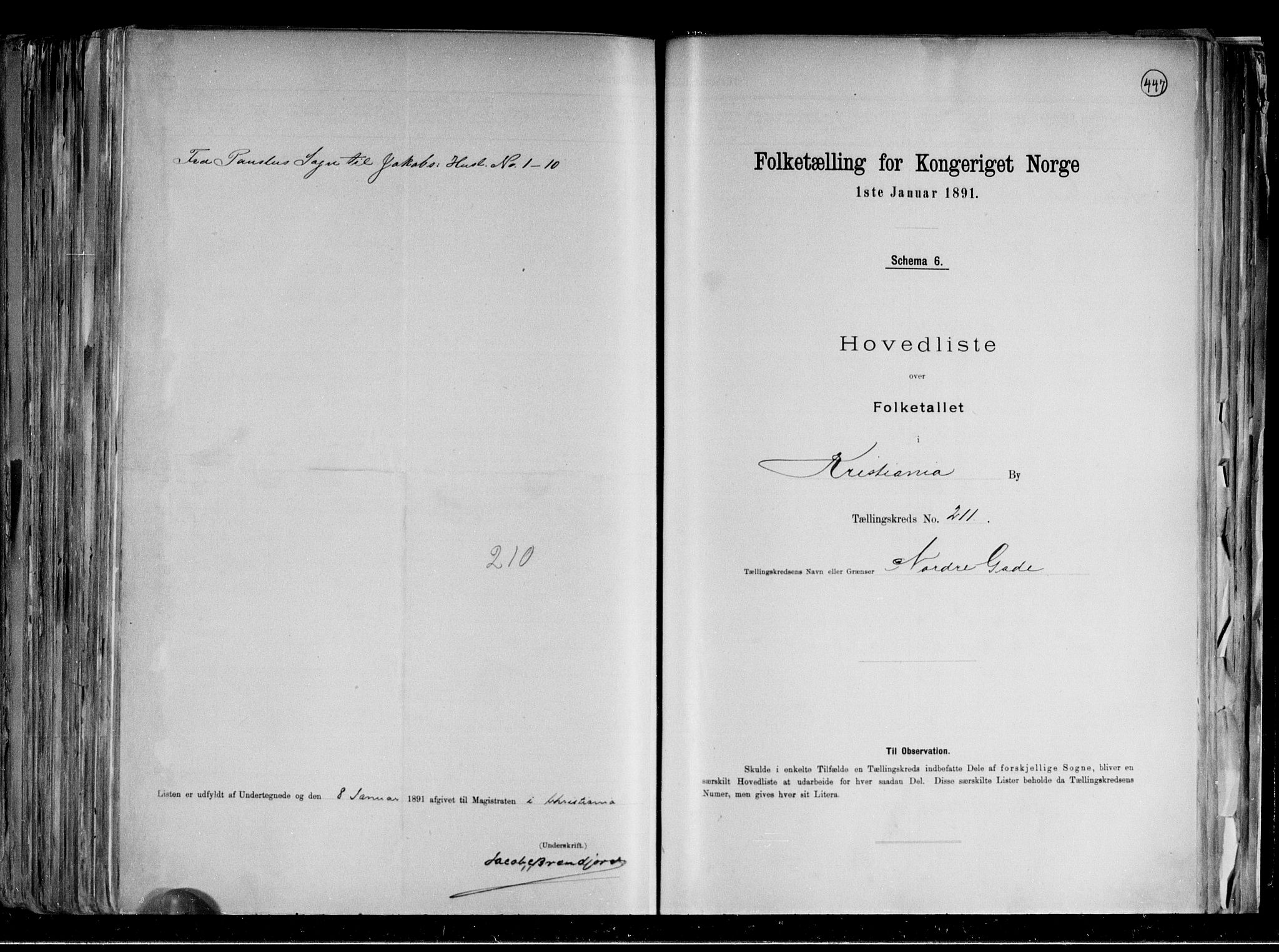 RA, Folketelling 1891 for 0301 Kristiania kjøpstad, 1891, s. 122842