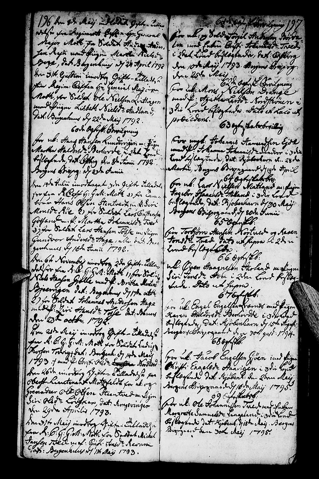Os sokneprestembete, AV/SAB-A-99929: Ministerialbok nr. A 13, 1783-1810, s. 196-197