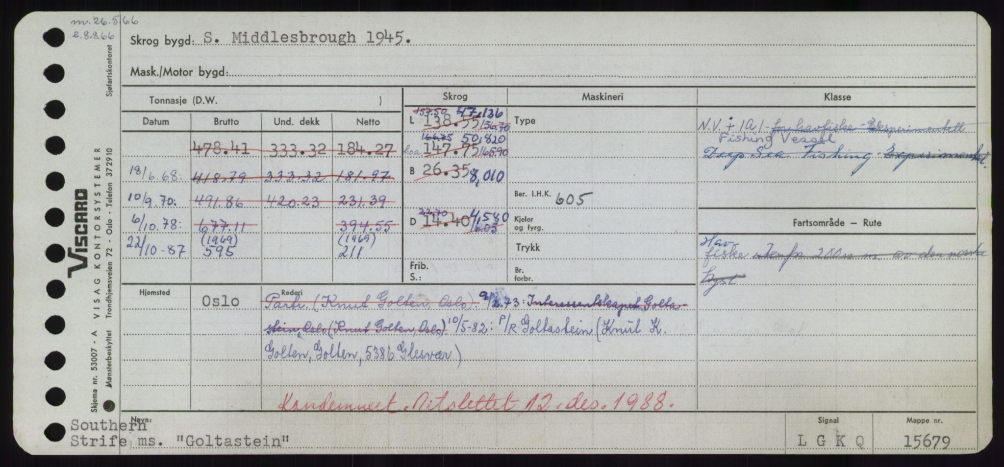 Sjøfartsdirektoratet med forløpere, Skipsmålingen, RA/S-1627/H/Hd/L0013: Fartøy, Gne-Gås, s. 59