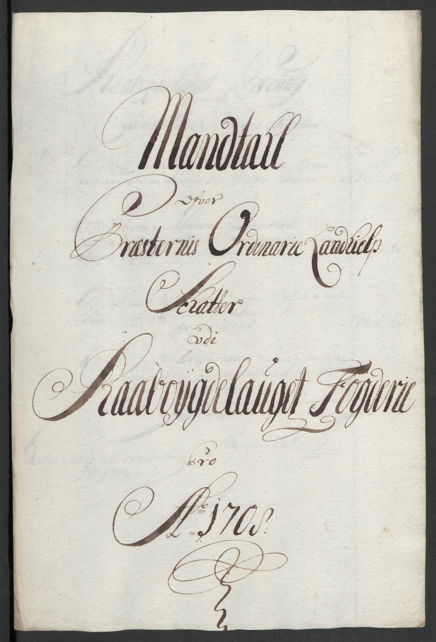 Rentekammeret inntil 1814, Reviderte regnskaper, Fogderegnskap, RA/EA-4092/R40/L2448: Fogderegnskap Råbyggelag, 1706-1708, s. 332